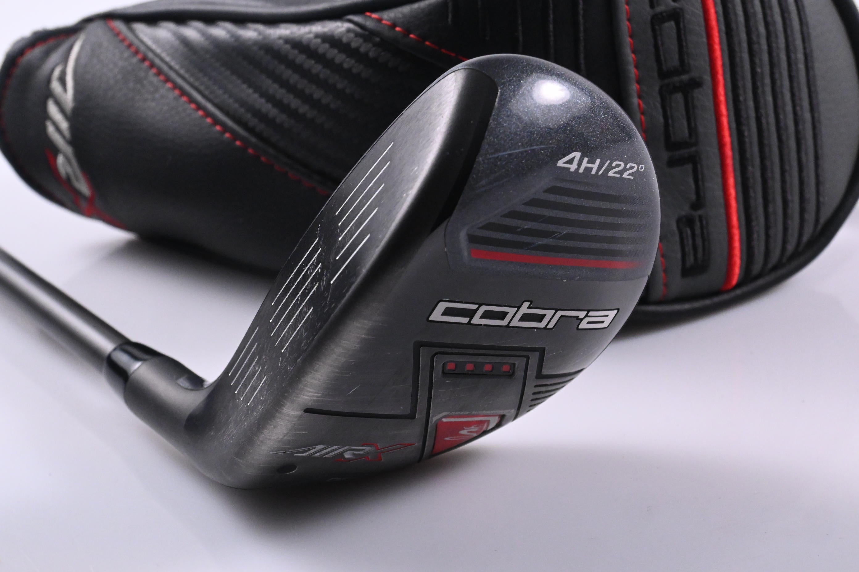 Left Hand Cobra Air-X #4 Hybrid / 22 Degree / Regular Flex Cobra Ultralite 50