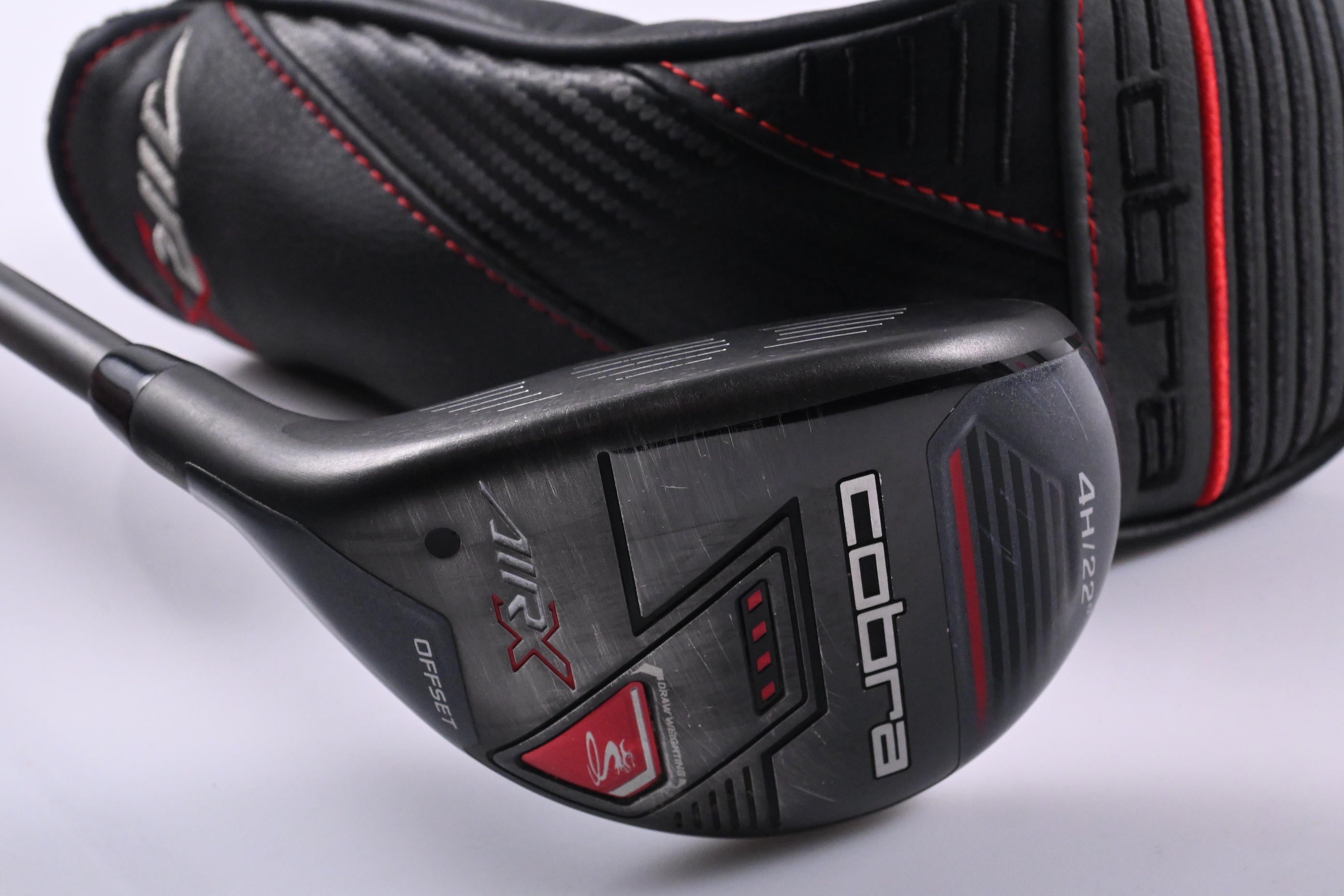 Left Hand Cobra Air-X #4 Hybrid / 22 Degree / Regular Flex Cobra Ultralite 50