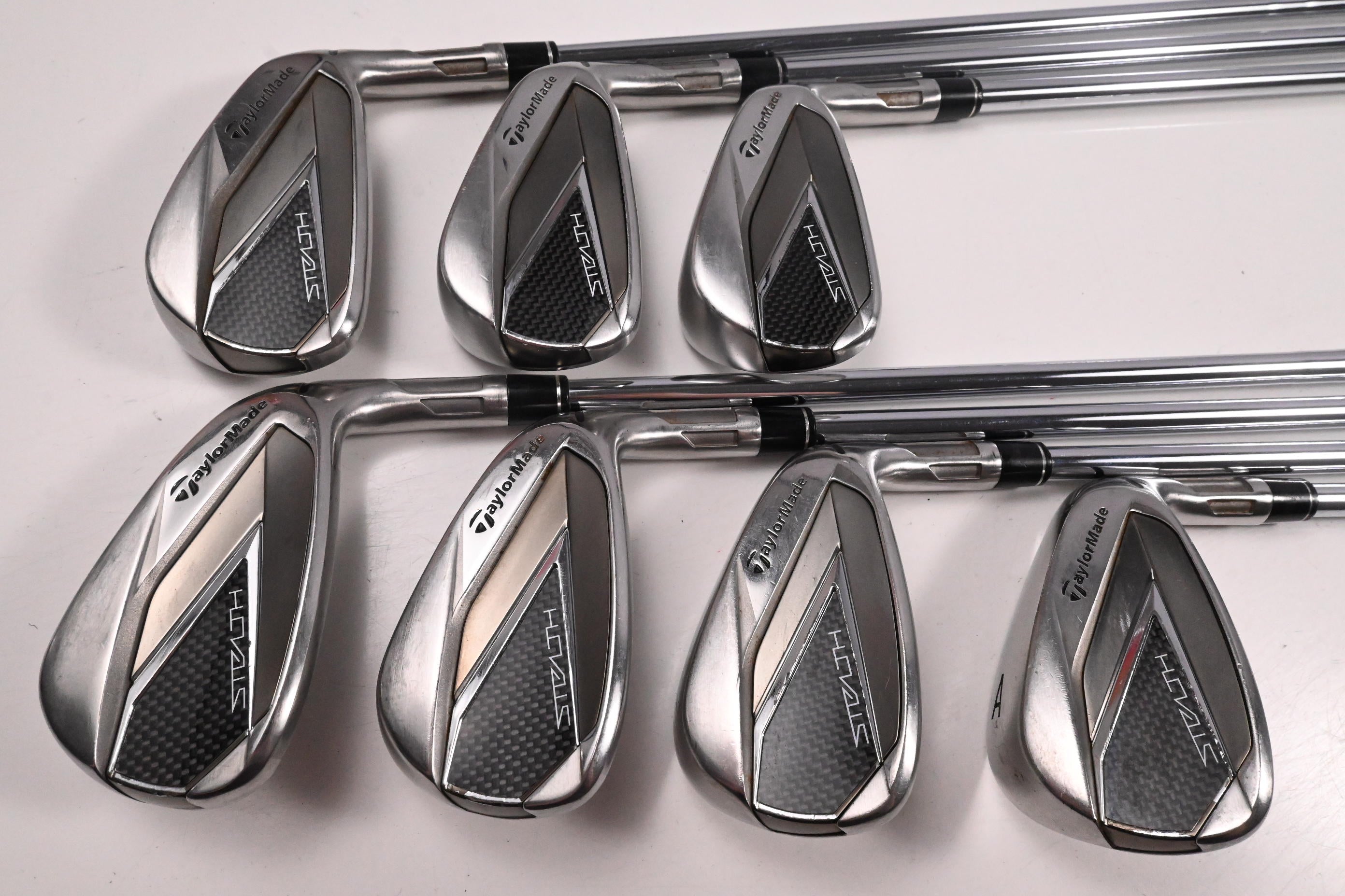 Taylormade Stealth Irons / 5-PW+AW / Regular Flex KBS MAX MT 85 Shafts