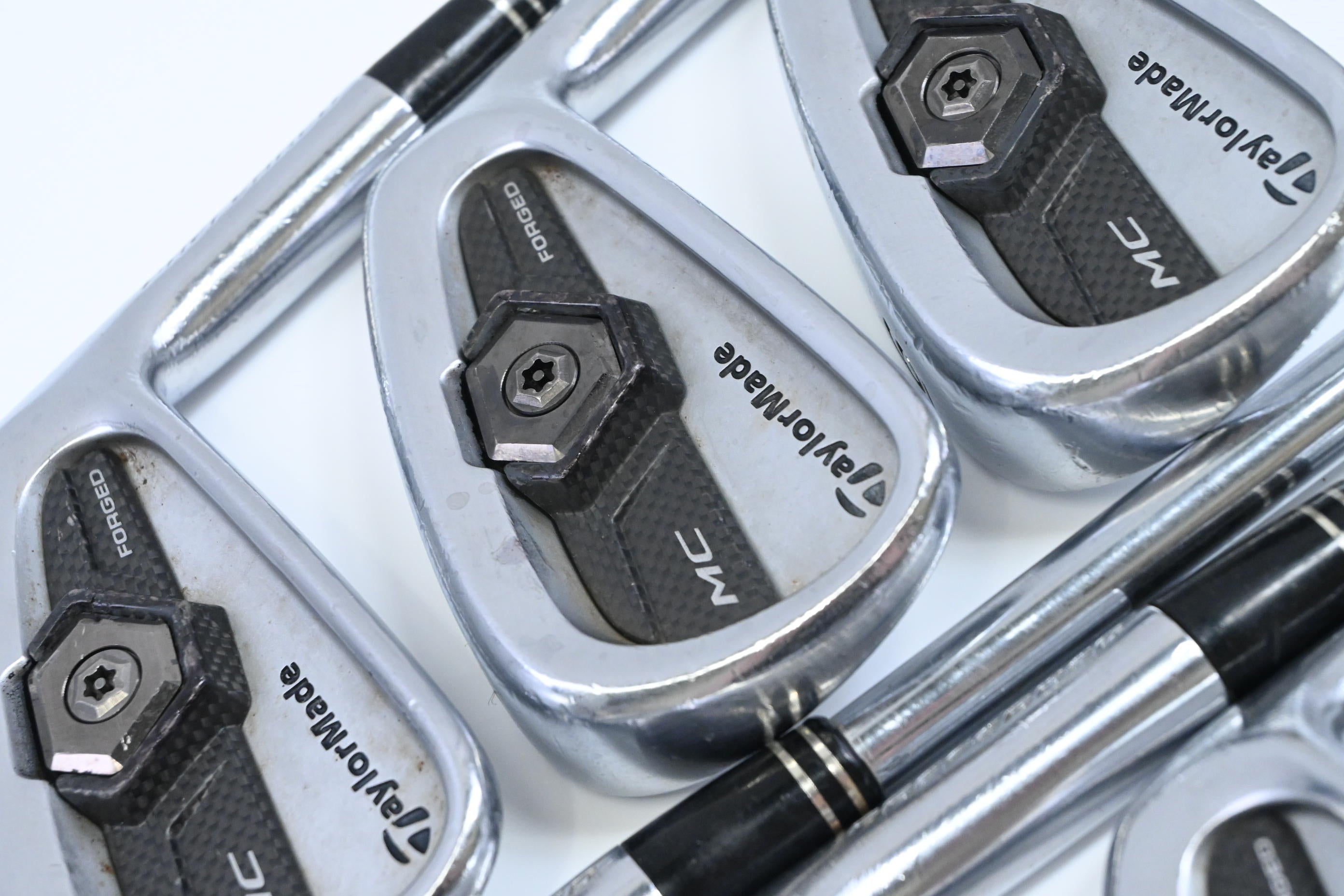 Taylormade Tour Preferred MC 2011 Irons / 4-PW / Stiff Flex Steel Shafts