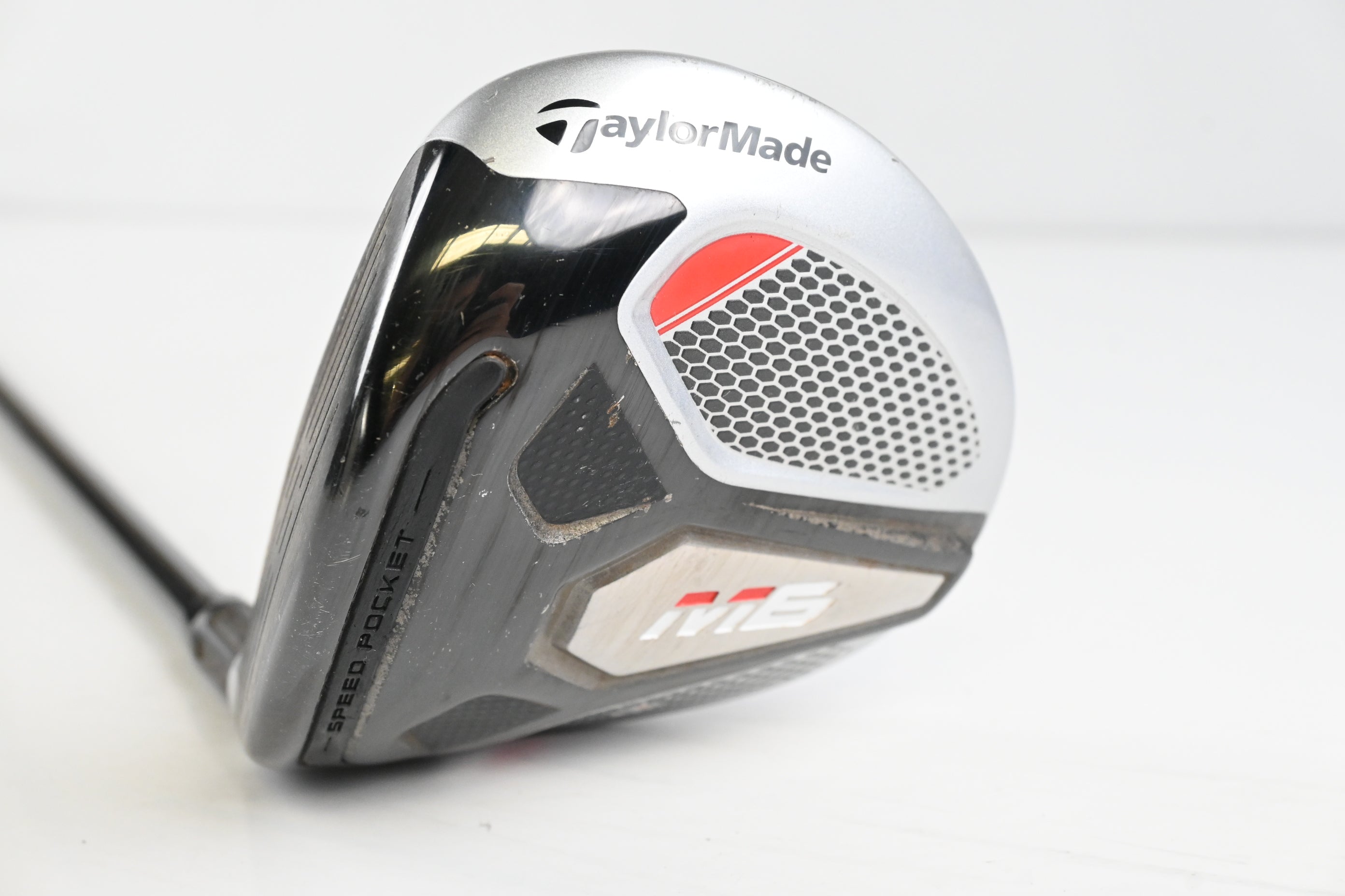 Left Hand Taylormade M6 #3 Wood / 15 Degree / Regular Flex Fujikura Atmos Orange