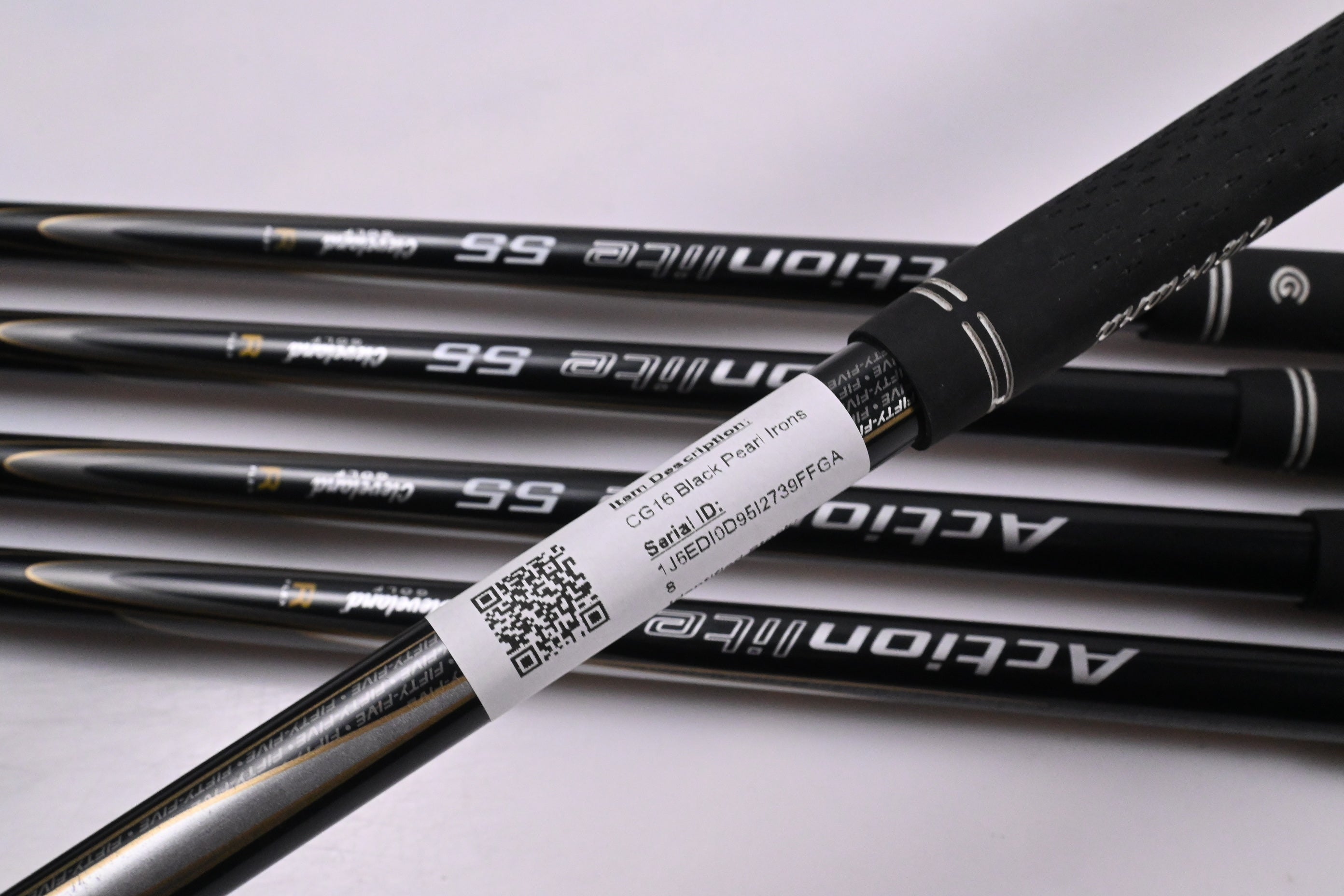 Cleveland CG16 Black Pearl Irons / 6-PW / Regular Flex ActionLite 55 Shafts