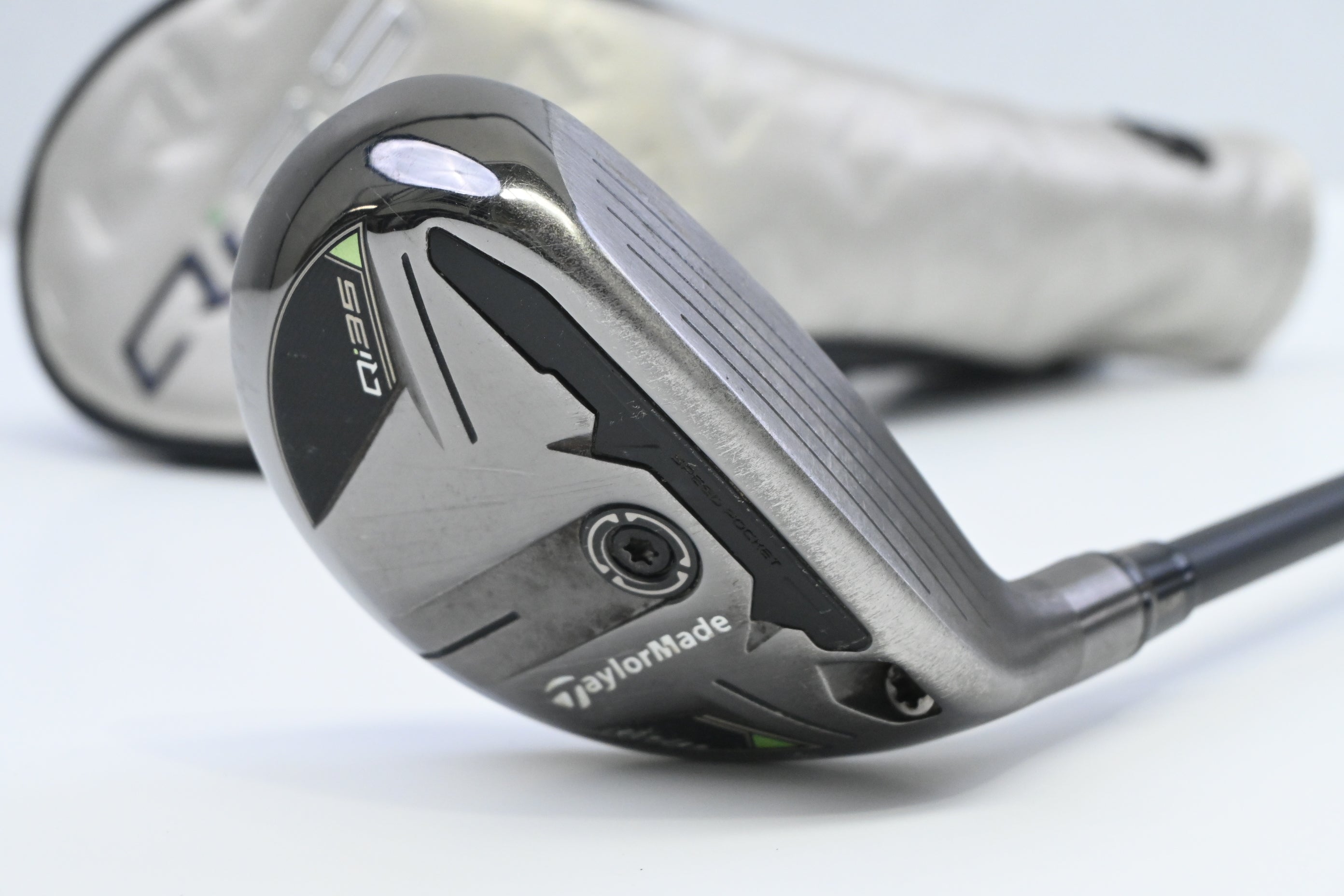 Taylormade Qi35 #3 Hybrid / 19 Degree / Stiff Flex Fujikura Ventus Blue 7 Shaft