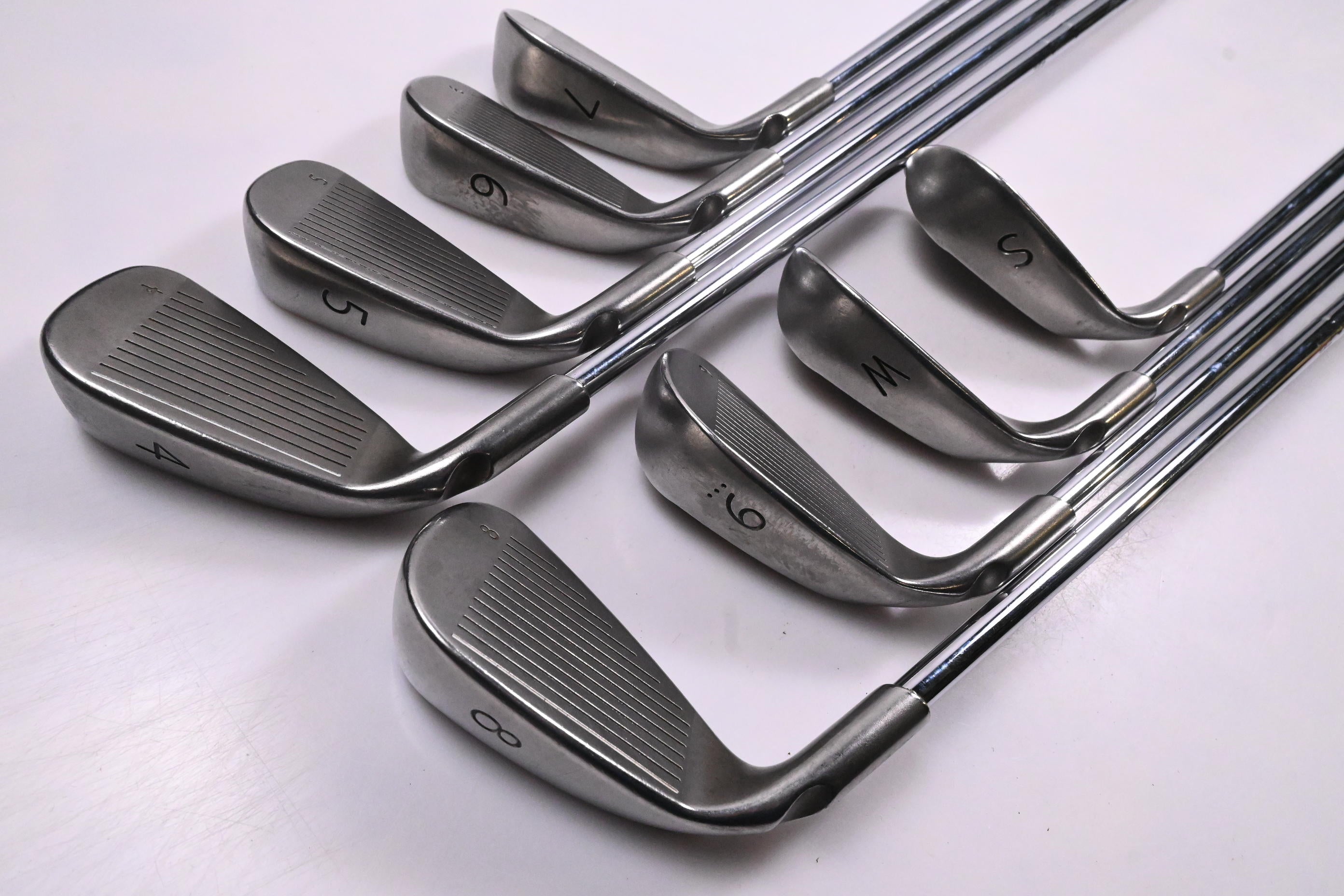 Ping G10 Irons / 4-PW+SW / Green Dot / Stiff Flex Steel Shafts