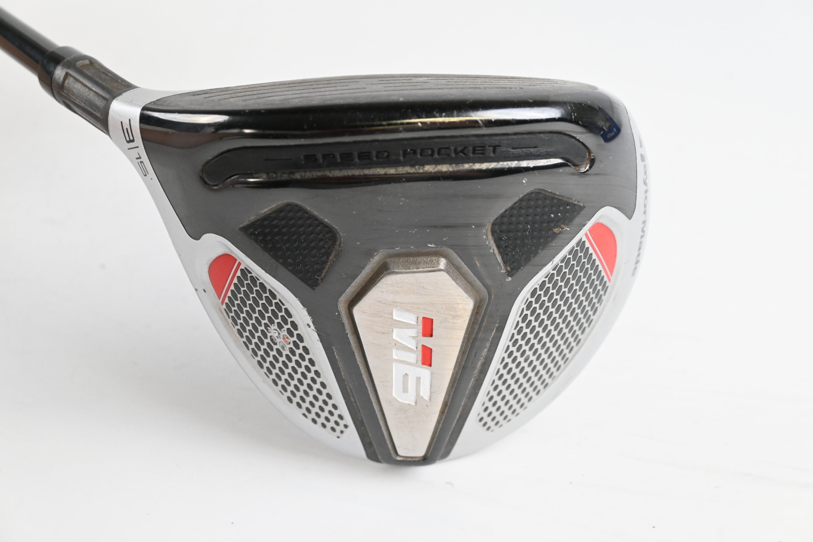 Left Hand Taylormade M6 #3 Wood / 15 Degree / Regular Flex Fujikura Atmos Orange
