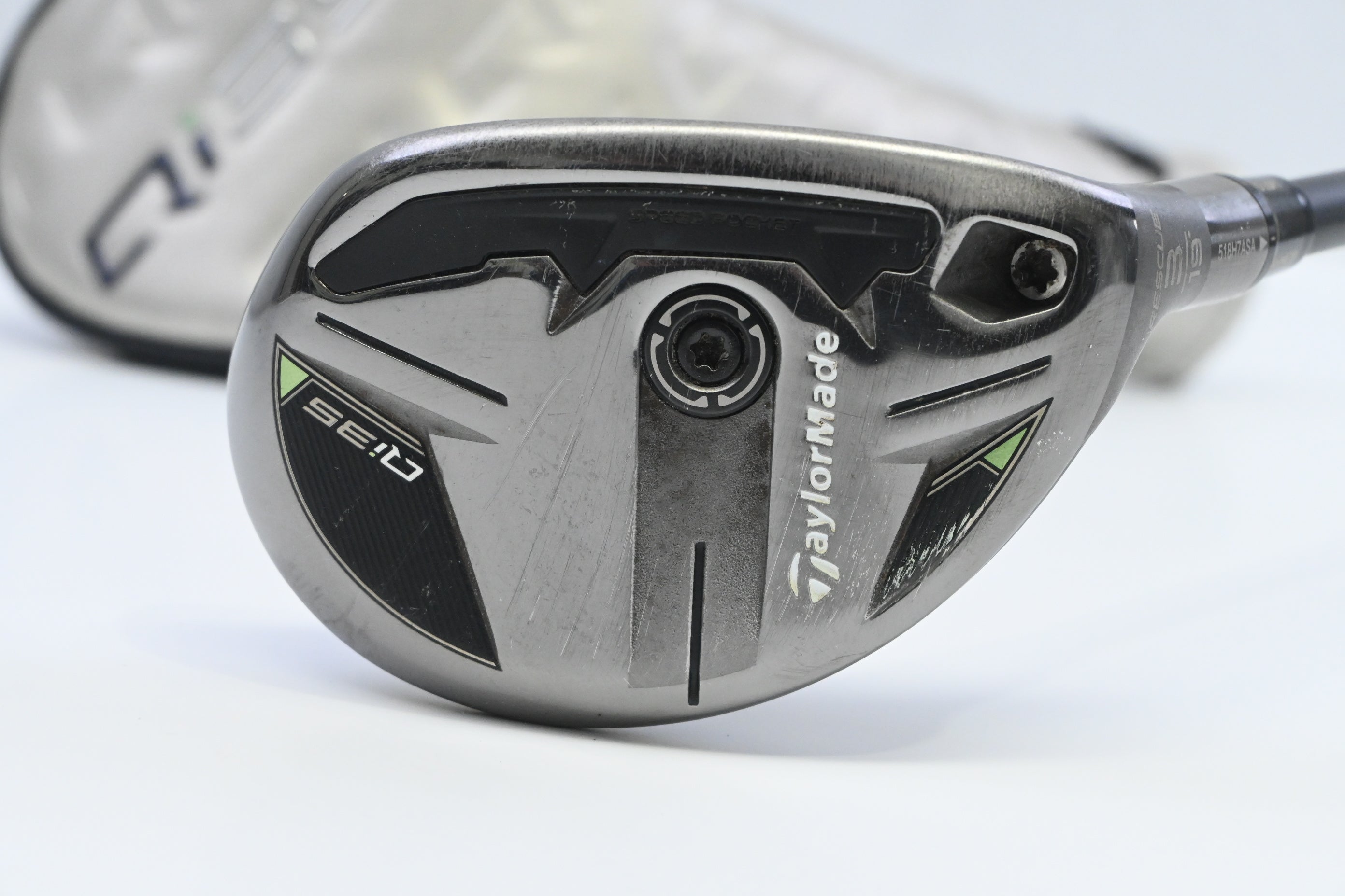 Taylormade Qi35 #3 Hybrid / 19 Degree / Stiff Flex Fujikura Ventus Blue 7 Shaft