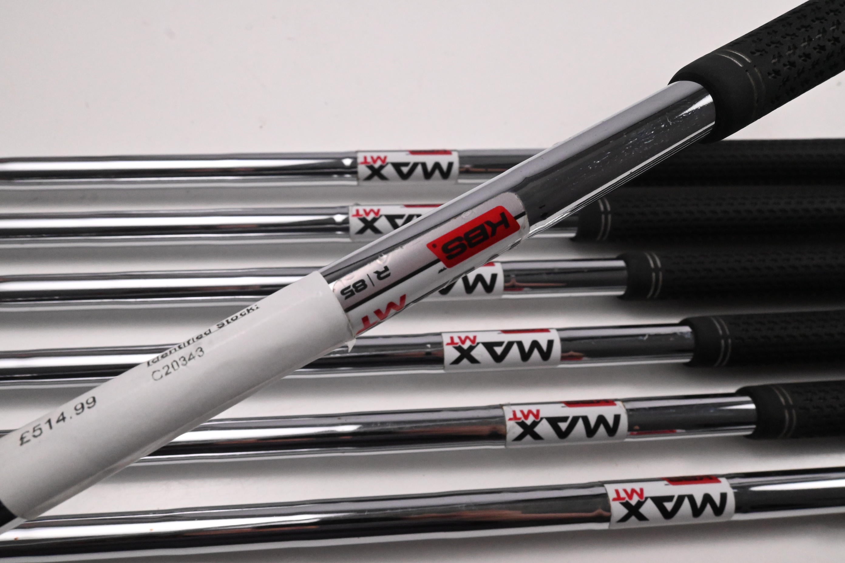 Taylormade Stealth Irons / 5-PW+AW / Regular Flex KBS MAX MT 85 Shafts