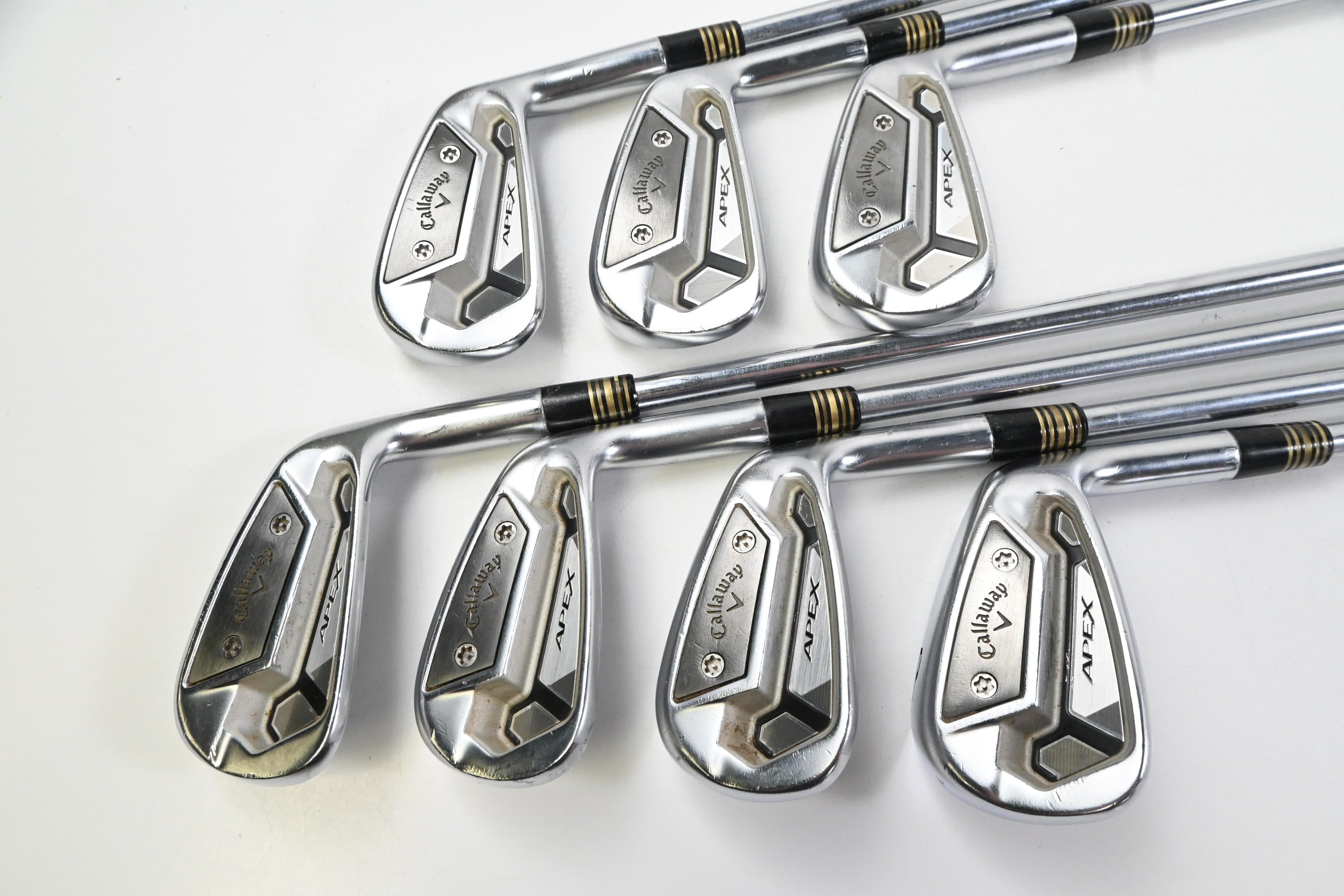Callaway Apex TCB Irons / 4-PW / Stiff Flex Project X IO 110 Steel Shafts