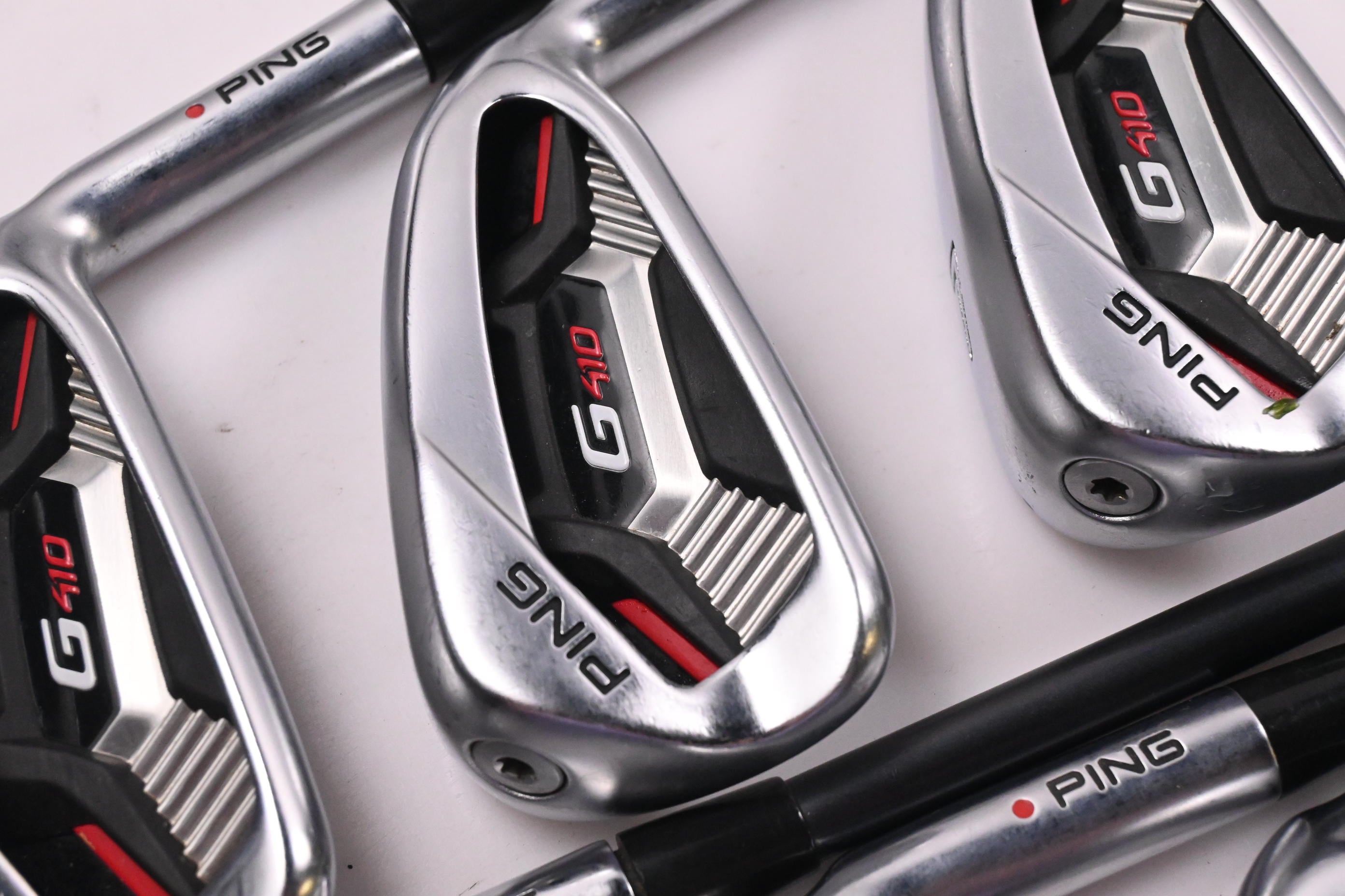 Ping G410 Irons / 5-PW+UW / Red Dot / Senior Flex Ping Alta CB Red AWT Shafts