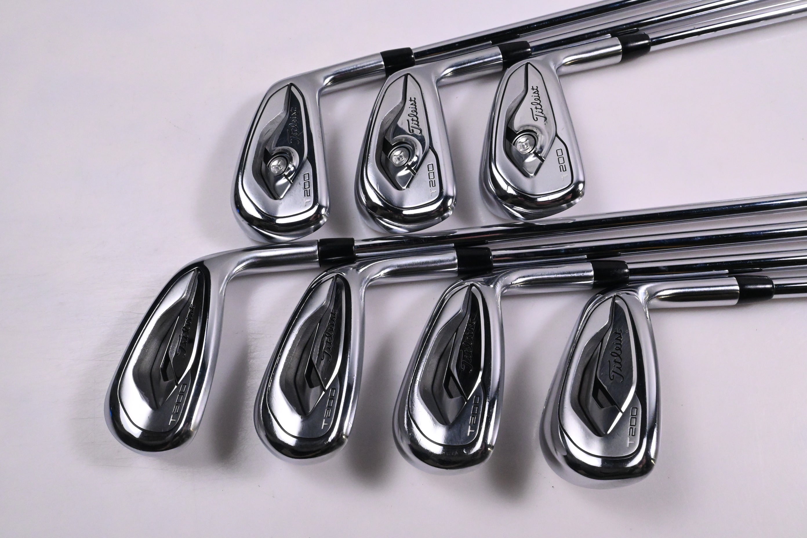 Titleist T200 2019 Irons / 5-PW+48° / Regular Flex AMT Black R300 Shafts