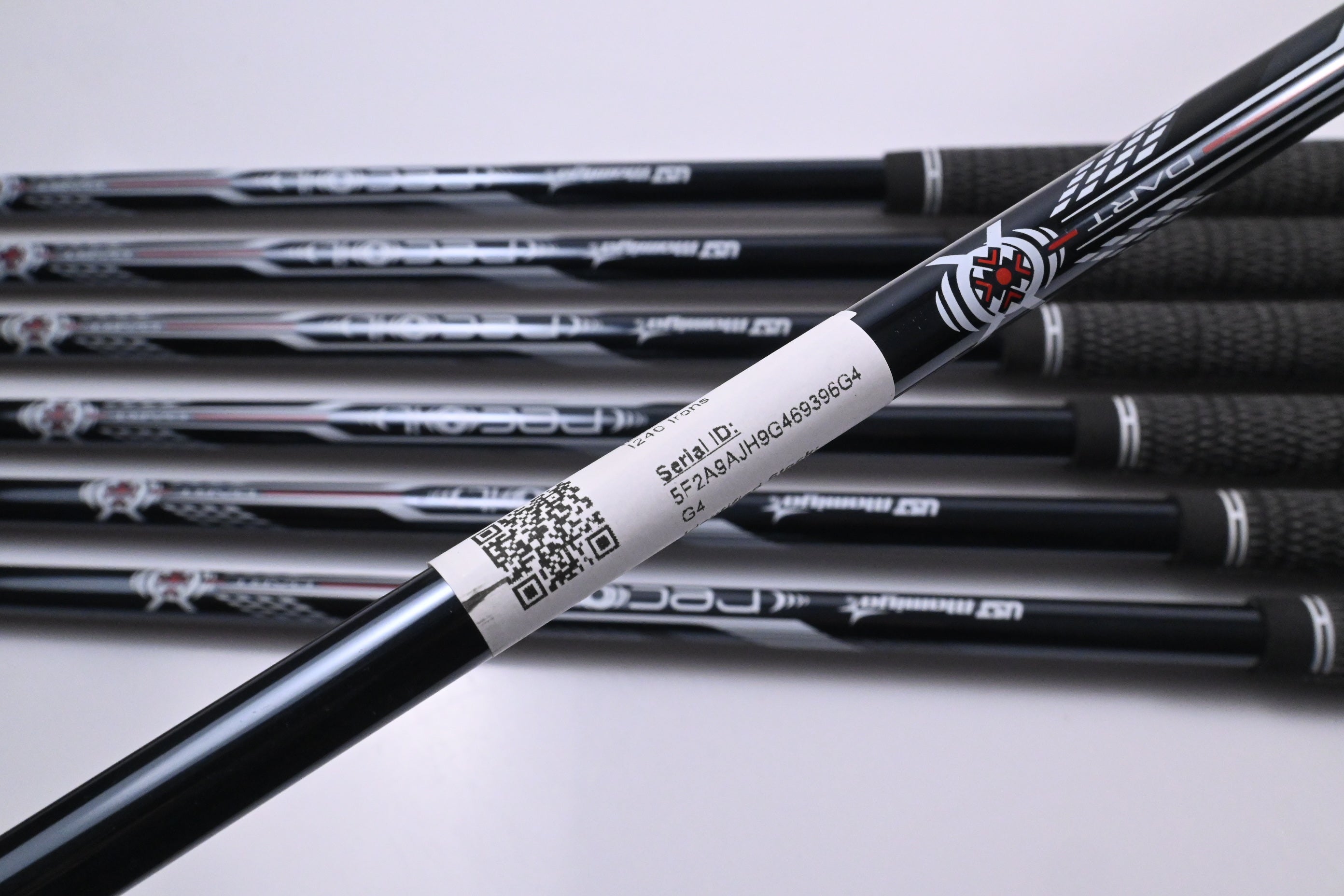 Ping I240 Irons / 4-PW / Green Dot / Stiff Flex UST Recoil Dart 75 Shafts
