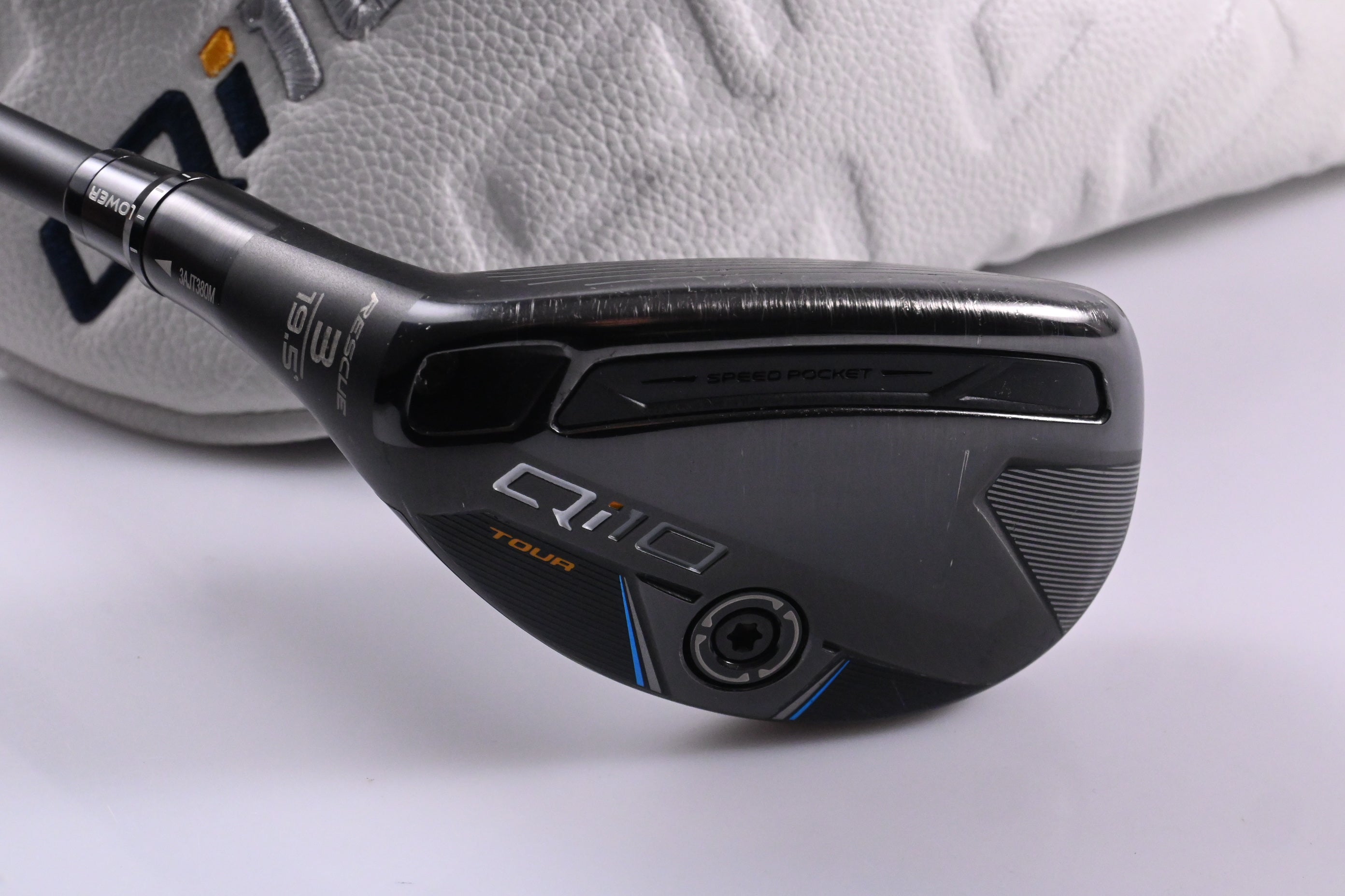 Left Hand Taylormade Qi10 Tour #3 Hybrid / 19.5 Degree / Stiff Flex Tensei AV