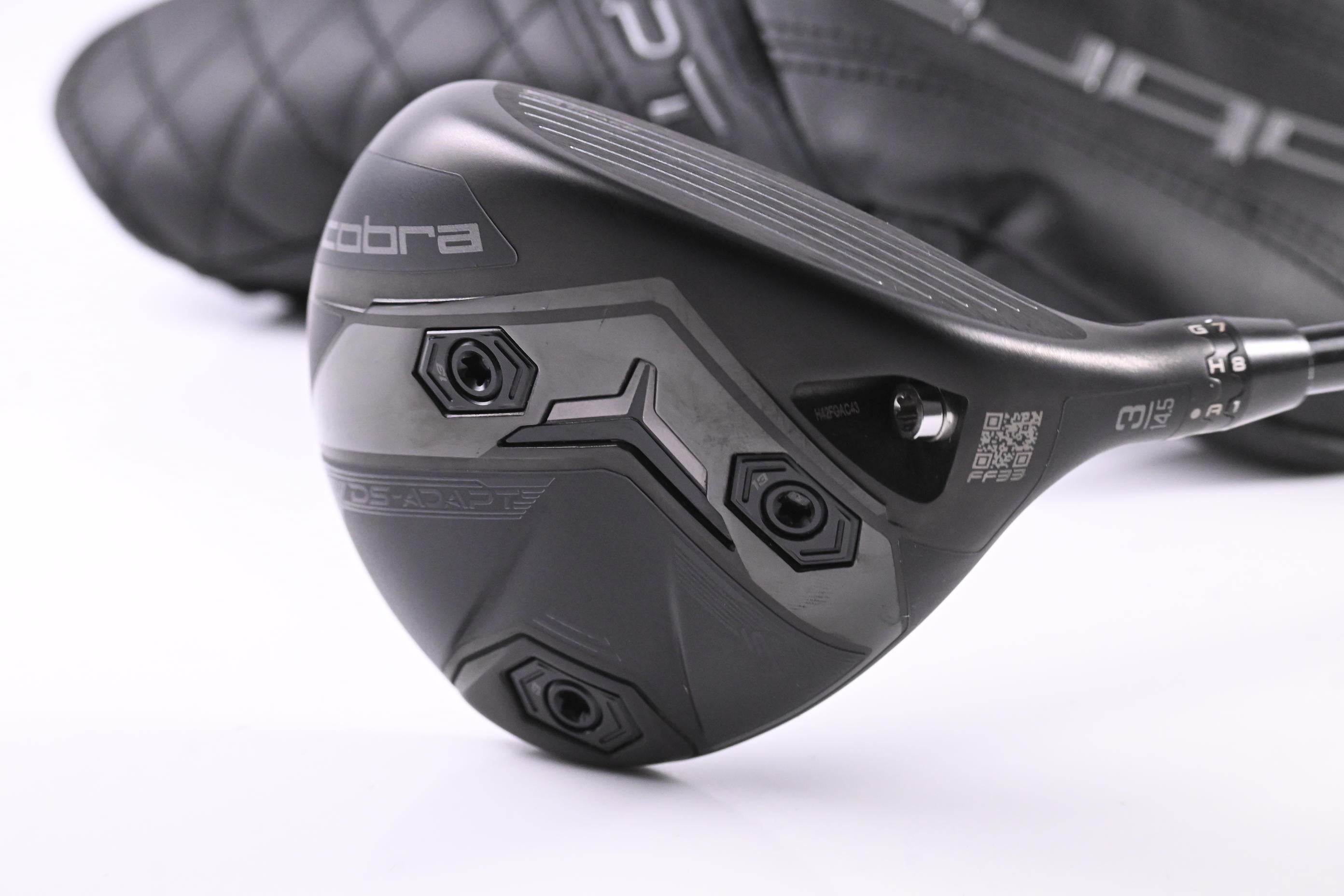 Cobra DS-Adapt LS Titanium #3 Wood / 14.5 Degree / Stiff Flex Denali Black 70