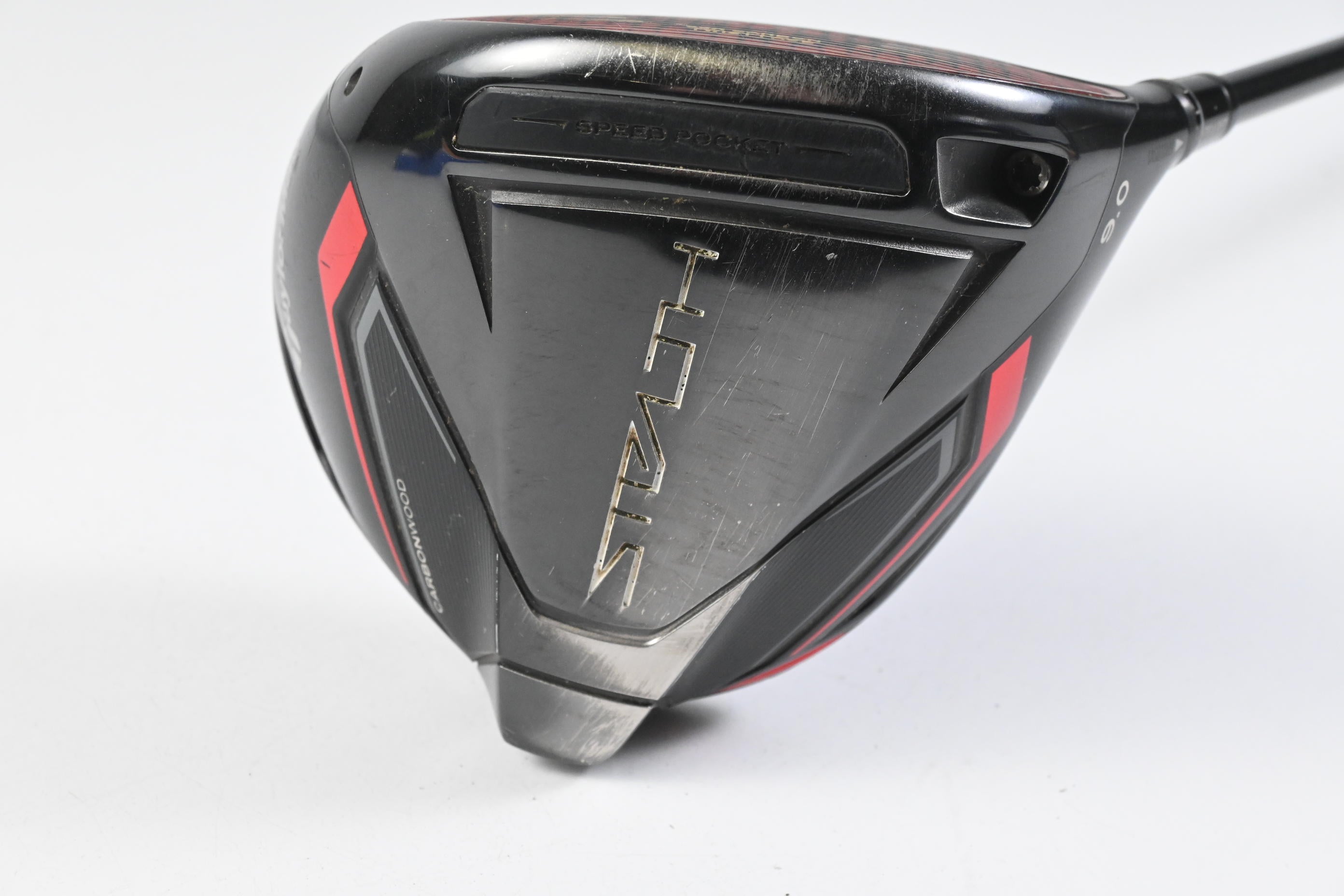 Taylormade Stealth Driver / 9 Degree / Stiff Flex HZRDUS Smoke Red RDX 60 Shaft