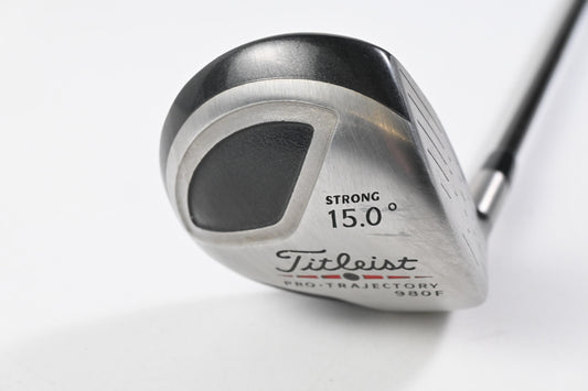 Titleist 980 F #3 Wood / 15 Degree / Stiff Flex Fujikura Speeder Shaft