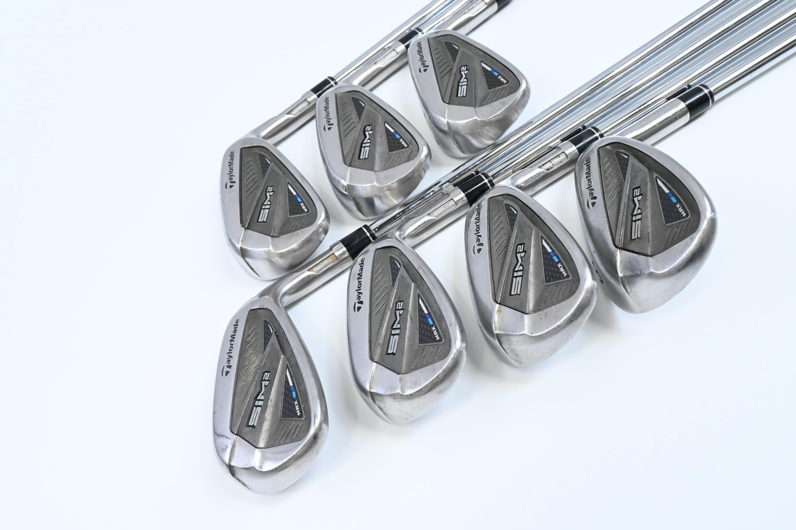 Taylormade SIM2 Max Irons / 5-PW+SW / Regular Flex KBS MAX MT 85 Shafts