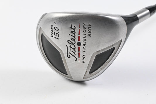 Titleist 980 F #3 Wood / 15 Degree / Stiff Flex Fujikura Speeder Shaft