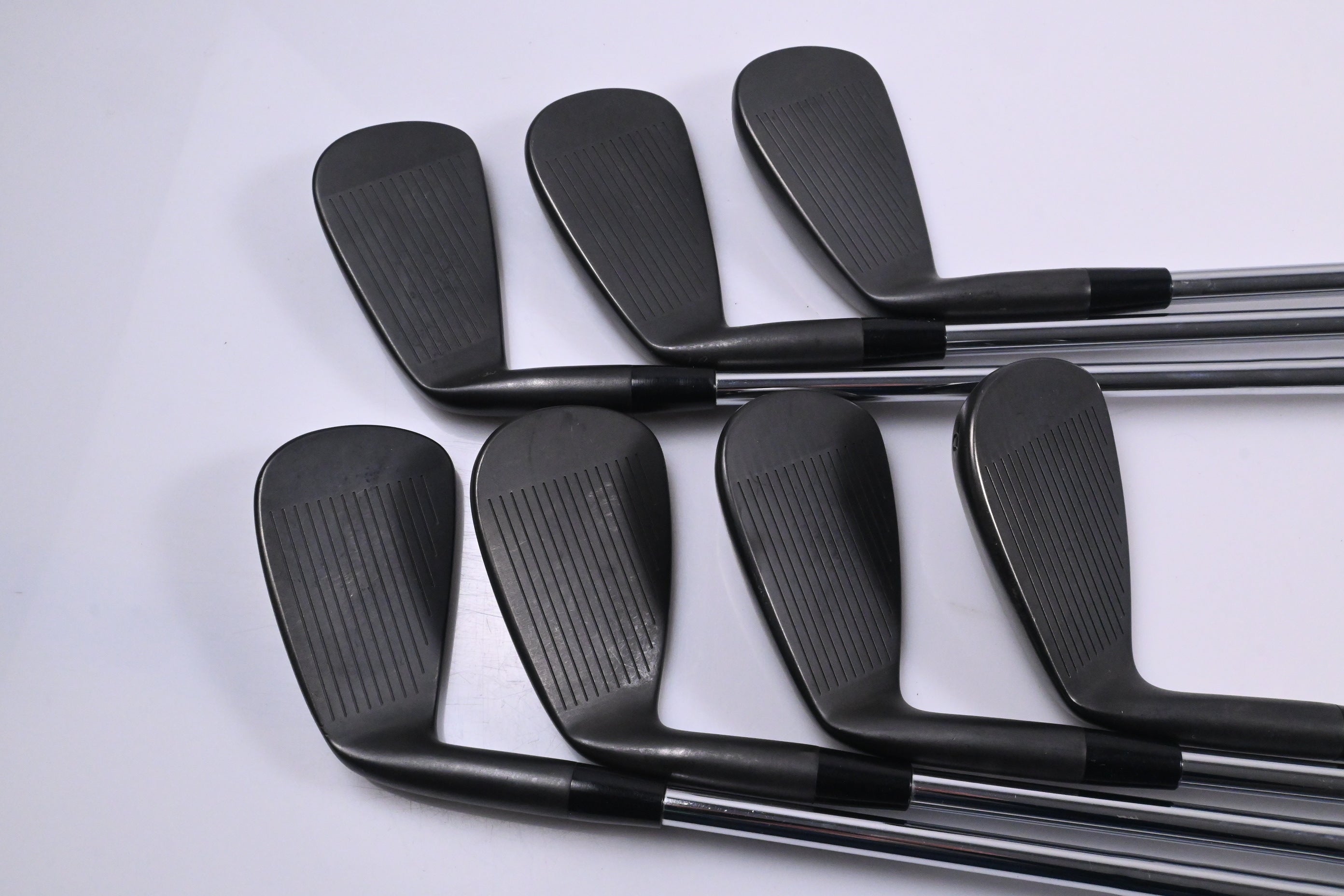 Cobra King Forged Tec 2023 Black Irons / 4-PW / Stiff Flex KBS $-Taper Lite