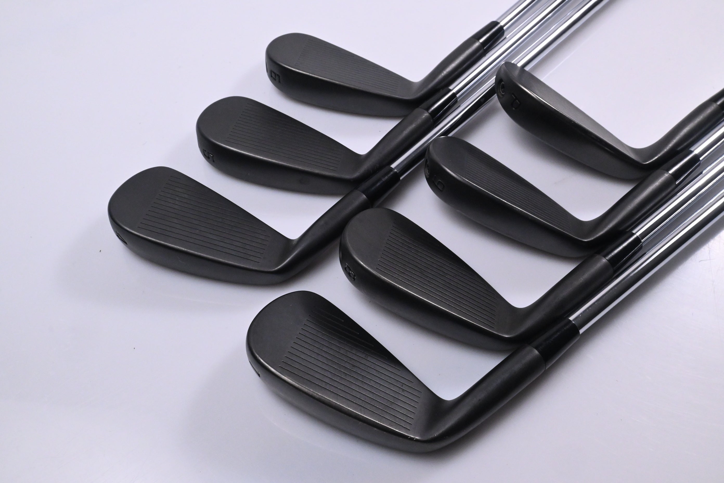 Cobra King Forged Tec 2023 Black Irons / 4-PW / Stiff Flex KBS $-Taper Lite