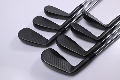 Cobra King Forged Tec 2023 Black Irons / 4-PW / Stiff Flex KBS $-Taper Lite