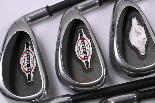 Callaway Big Bertha 2002 Irons / 4-PW+GW / Regular Flex Callaway RCH 75 Shafts