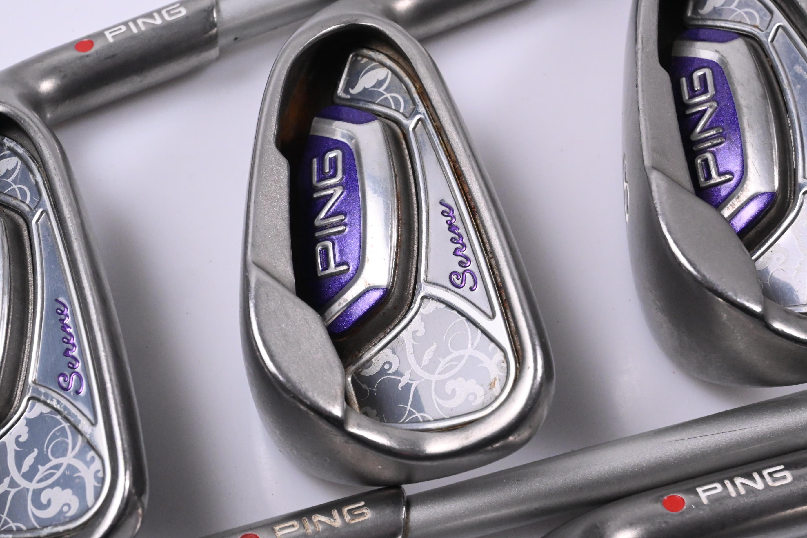 Ladies Ping Serene Combo Irons / 6-PW+SW / Red Dot / Ladies Flex Ping ULT 210