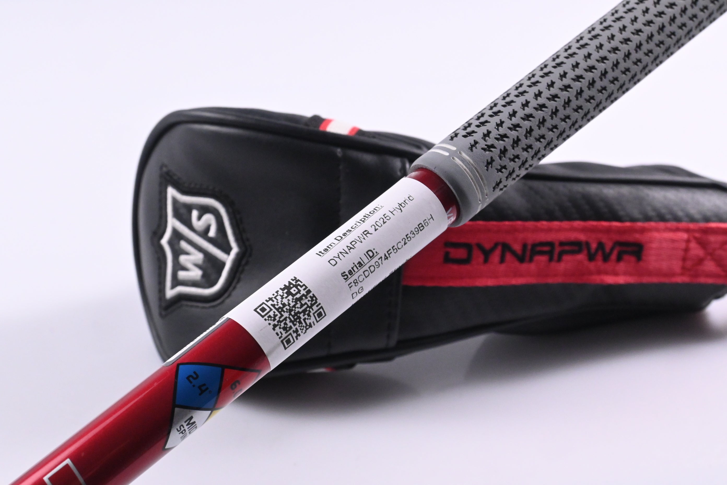 Wilson DYNAPWR 2025 #4 Hybrid / 22 Degree / Stiff Flex HZRDUS RDX Smoke Red 80