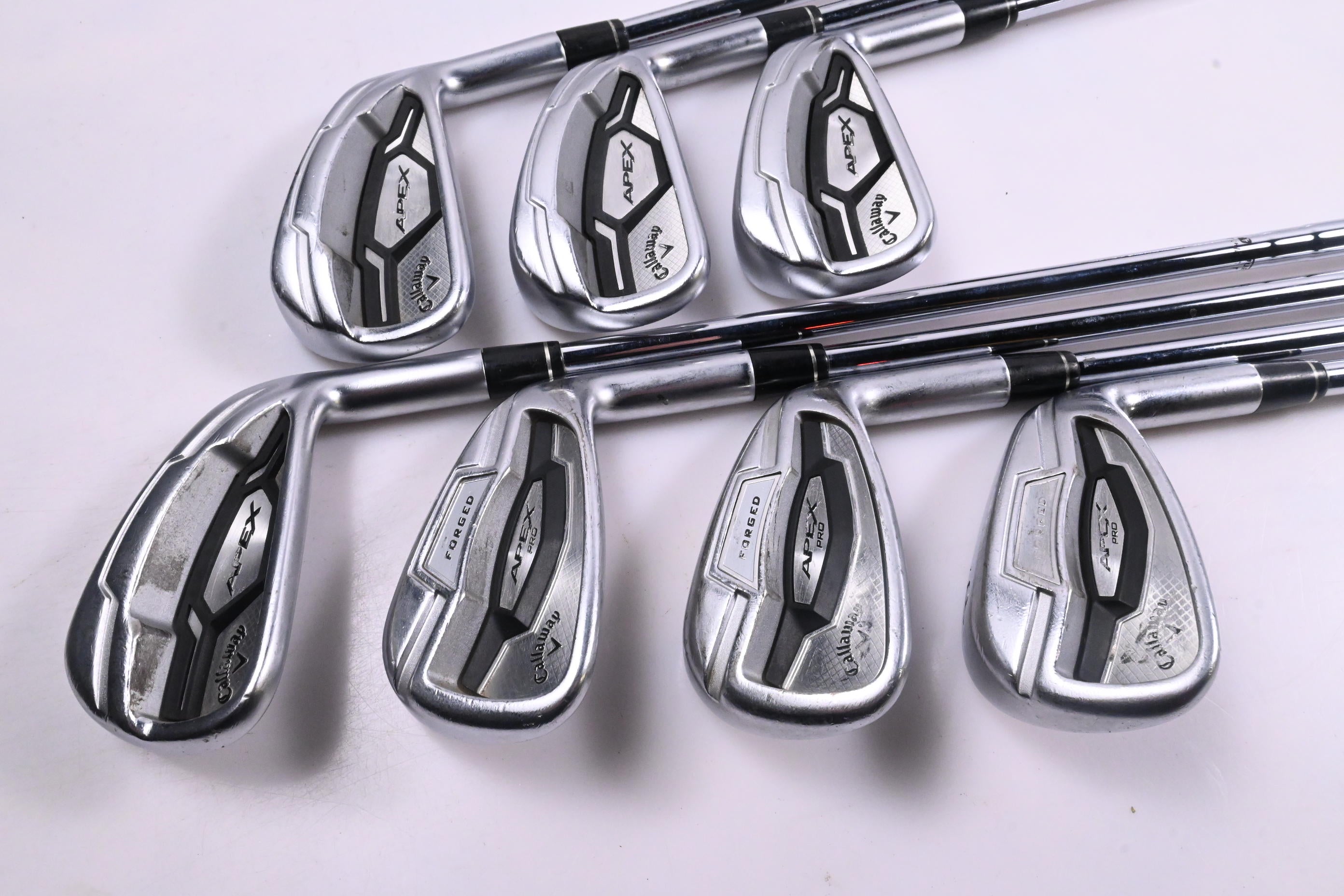 Callaway Apex CF16 Irons / 4-PW / Stiff Flex XP 95 S300 Shafts