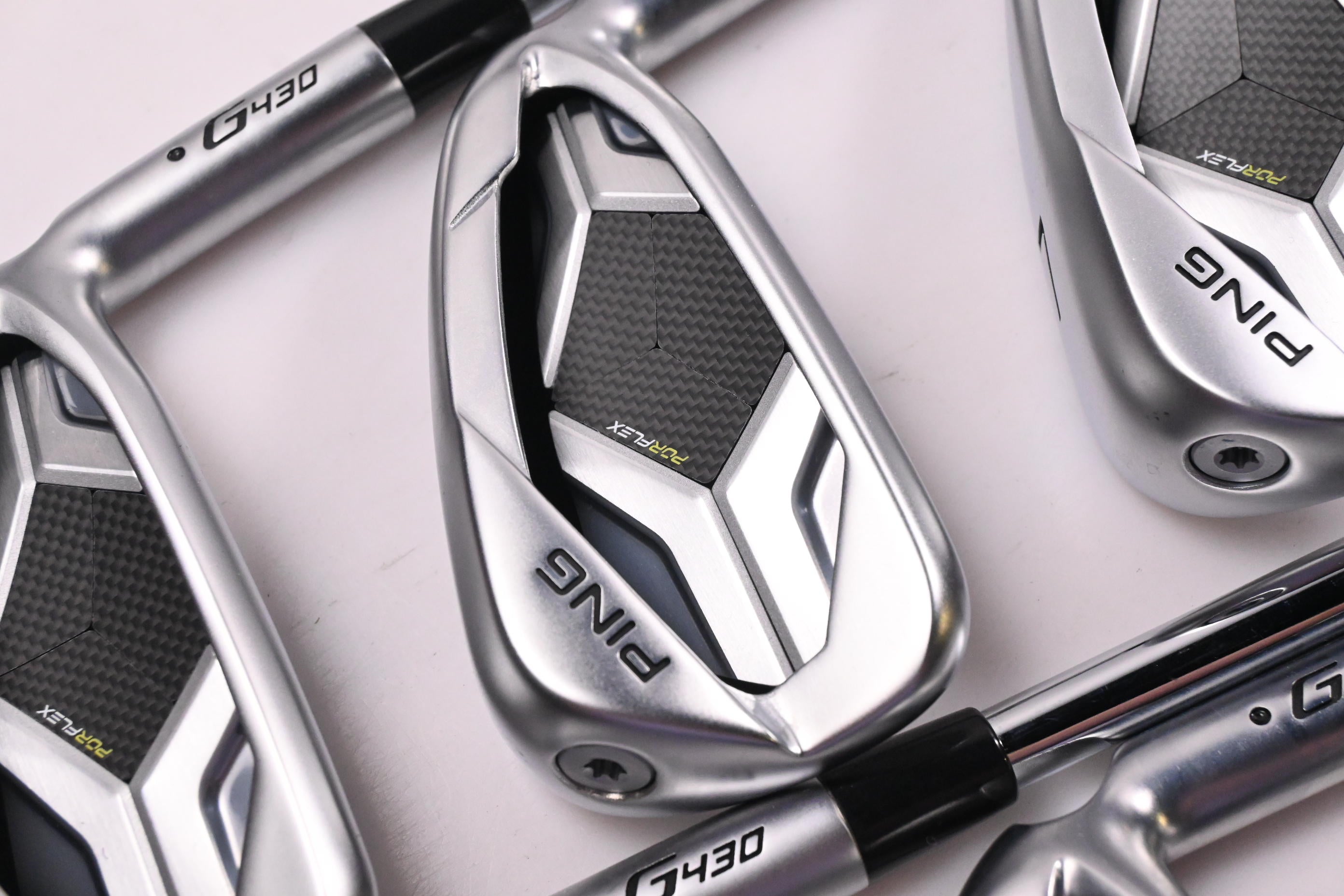 Ping G430 Irons / 5-PW / Black Dot / Regular Flex Ping AWT 2.0 Shafts