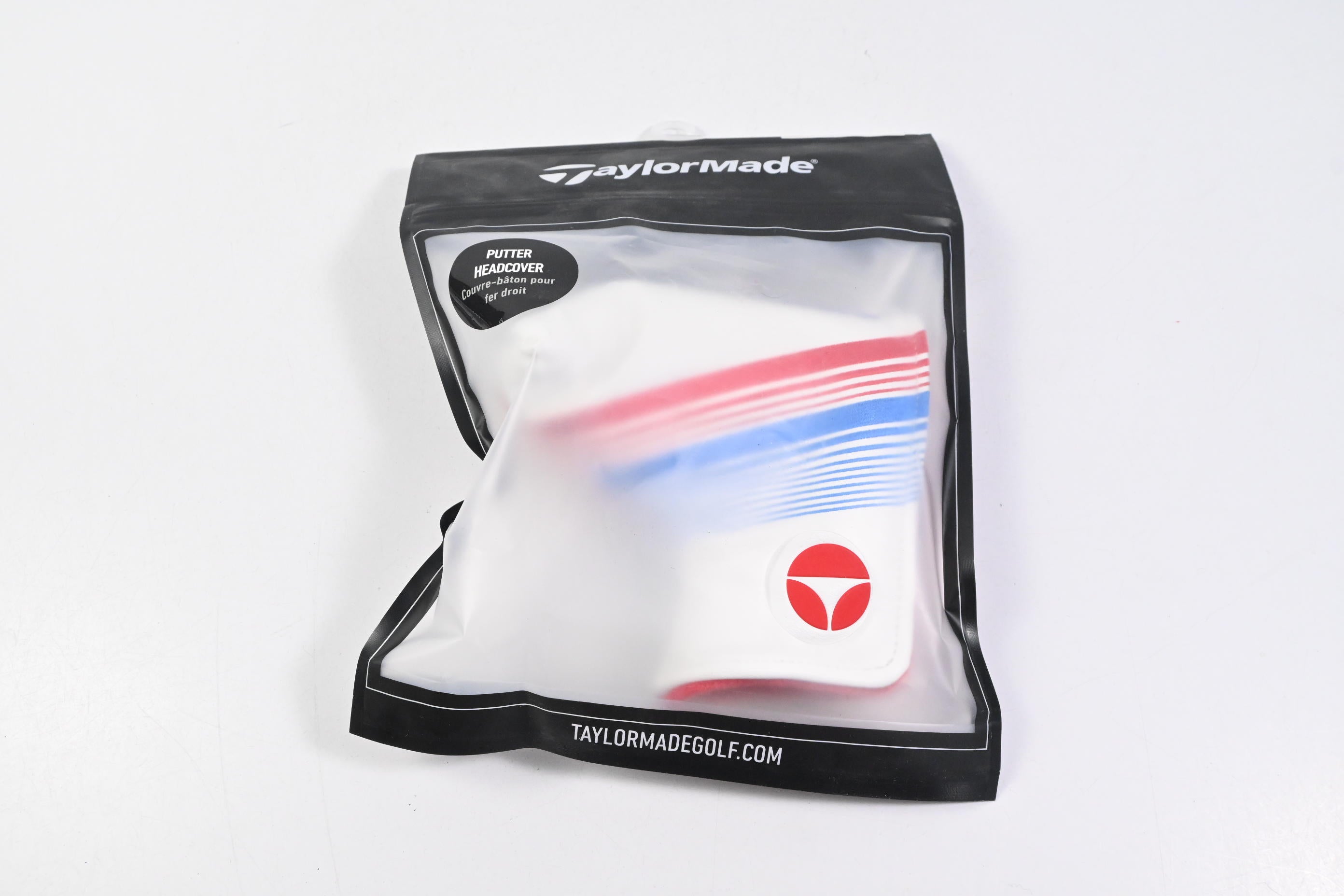 Taylormade 2026 PGA Liberty Lines Putter Headcover / Blade / White, Blue, Red