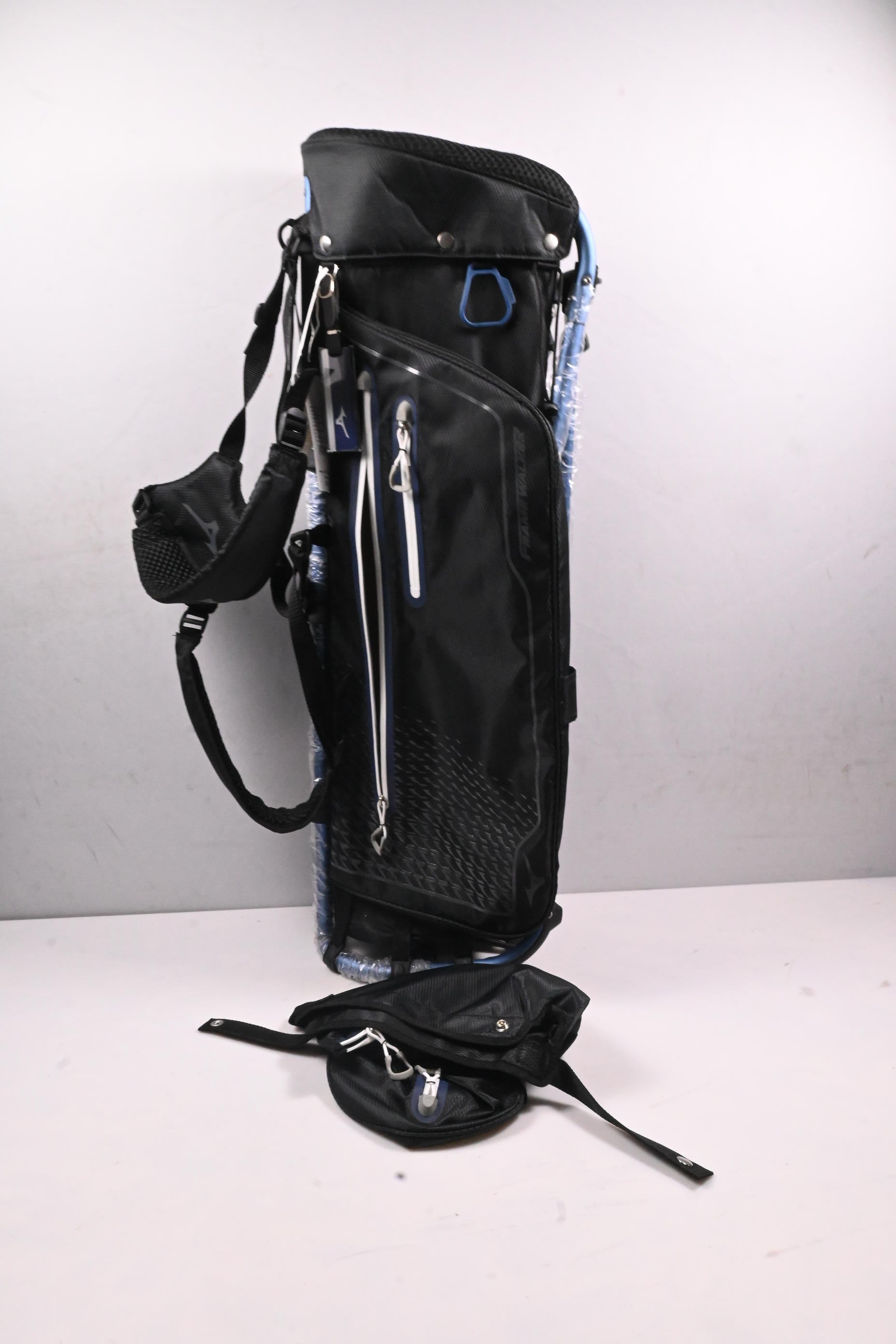 Mizuno Frame Walker Stand Bag / 4-Way Divider / Black