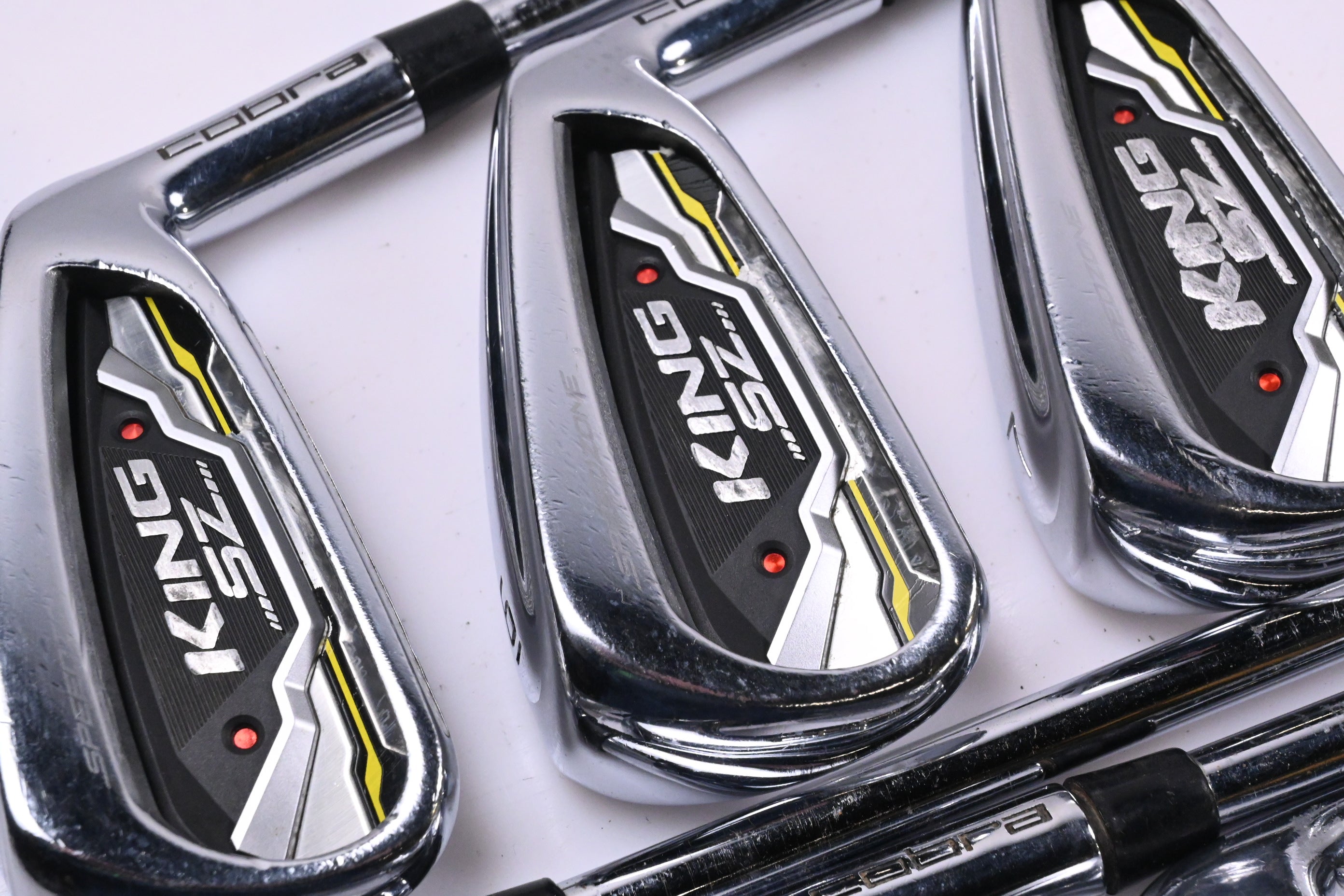 Cobra King Speedzone Irons / 5-PW+GW / Regular Flex KBS Tour 90 Shafts