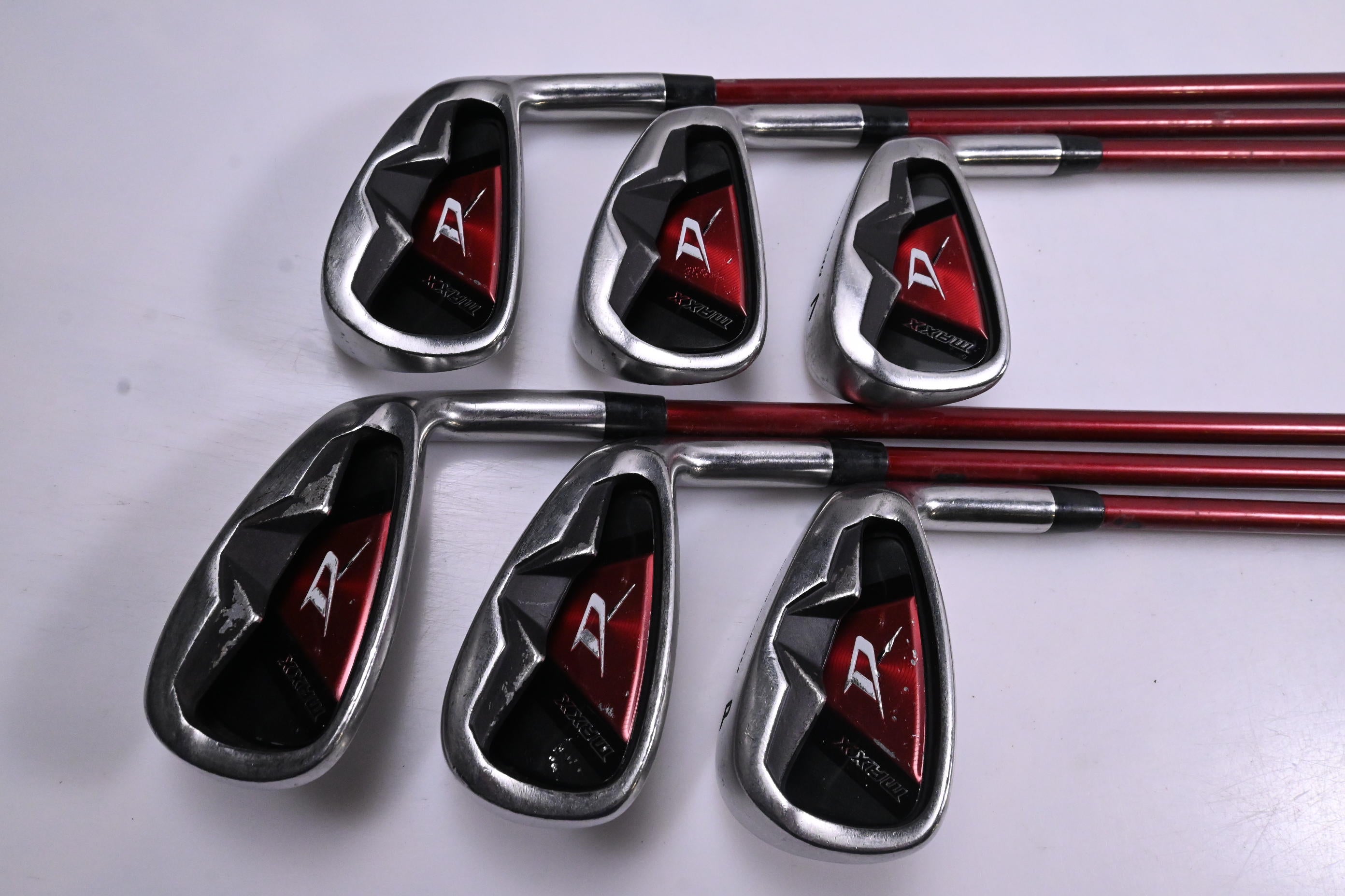Wilson Deep Red Maxx Irons / 5-PW / Regular Flex Wilson Shafts