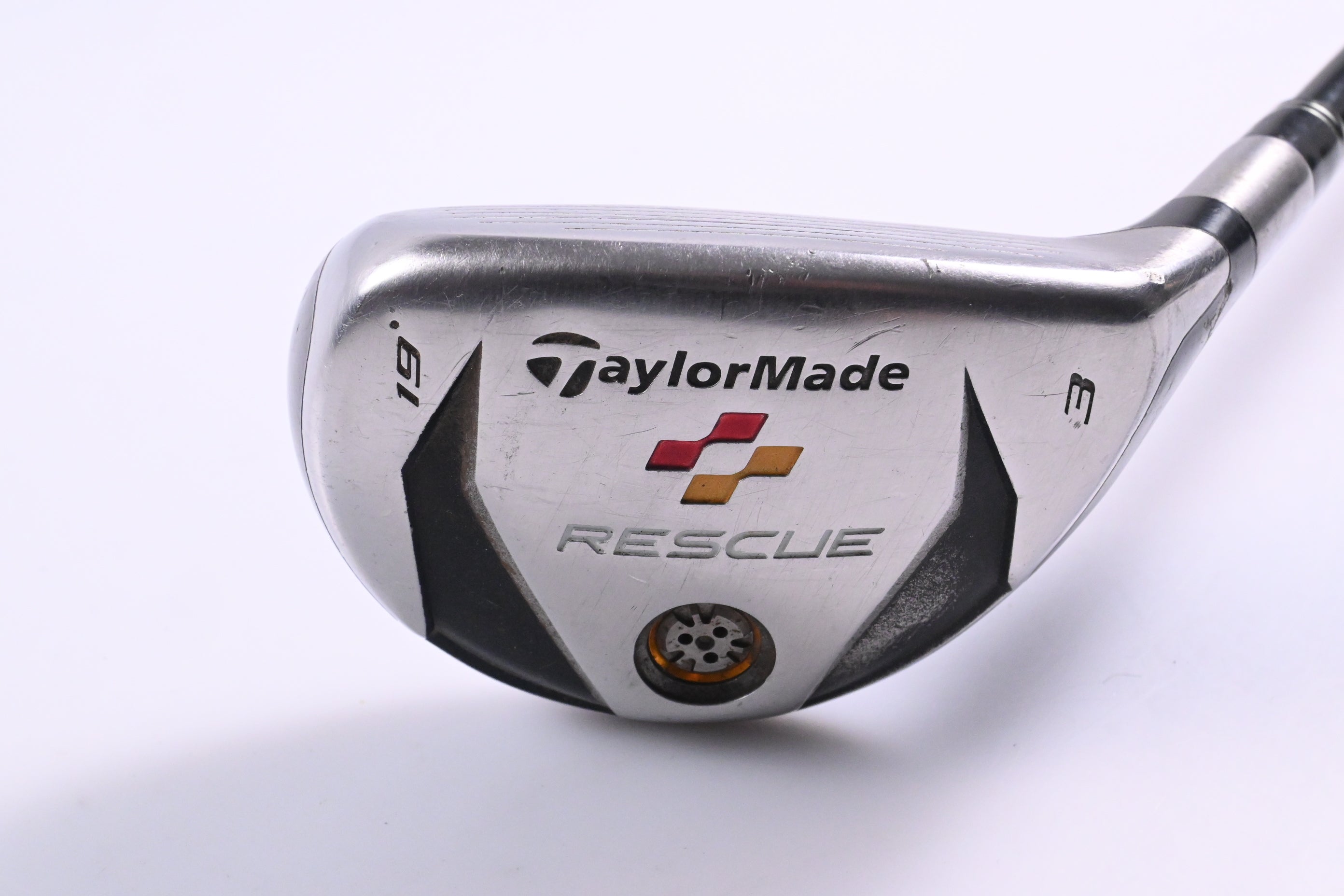Taylormade Rescue 2009 #3 Hybrid / 19 Degree / Stiff Flex Aldila Reax 65 Shaft