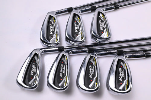 Cobra King Speedzone Irons / 5-PW+GW / Regular Flex KBS Tour 90 Shafts