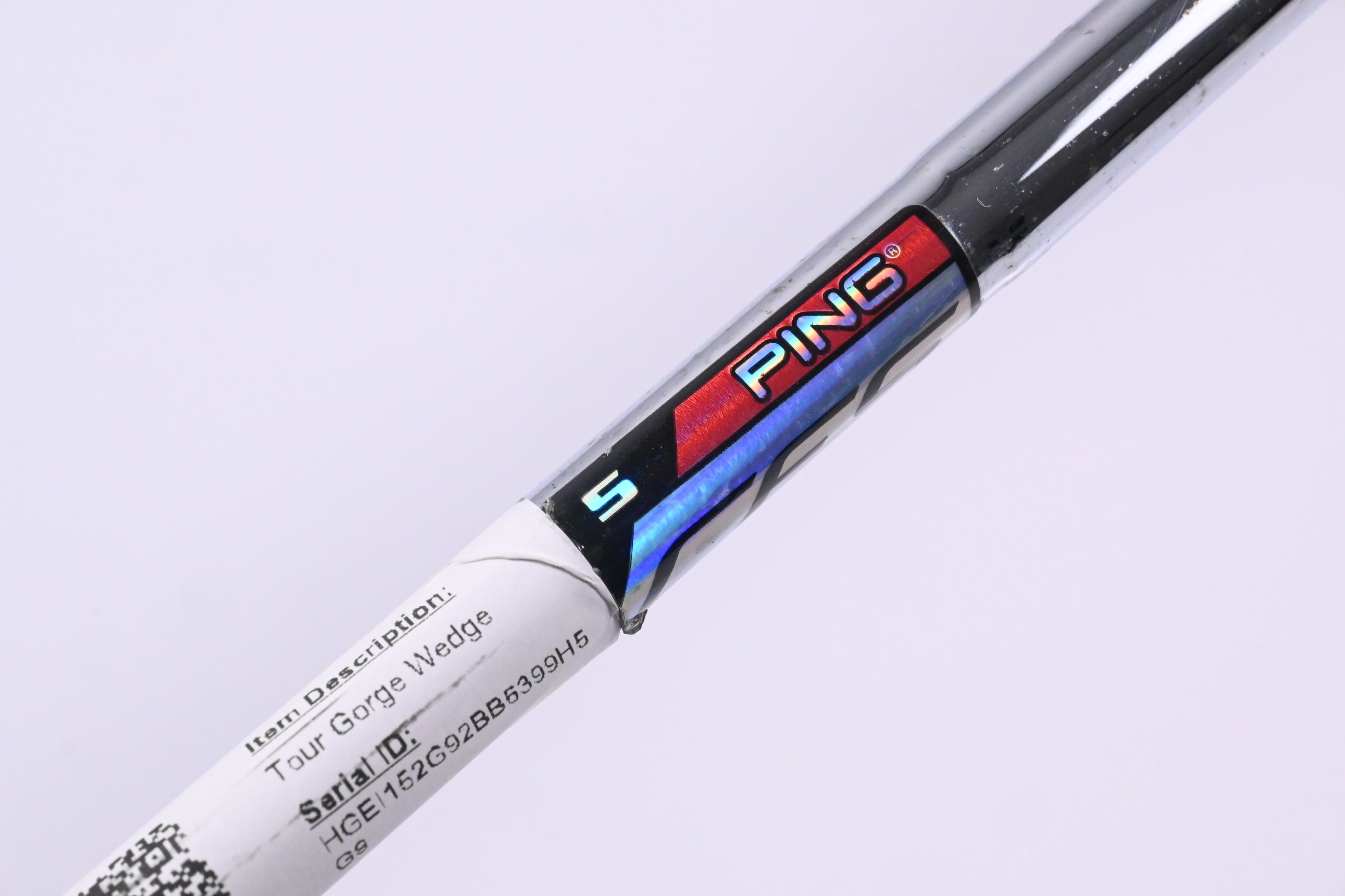 Ping Tour Gorge Lob Wedge / 60 Degree / Black Dot / Stiff Flex Ping CFS Shaft