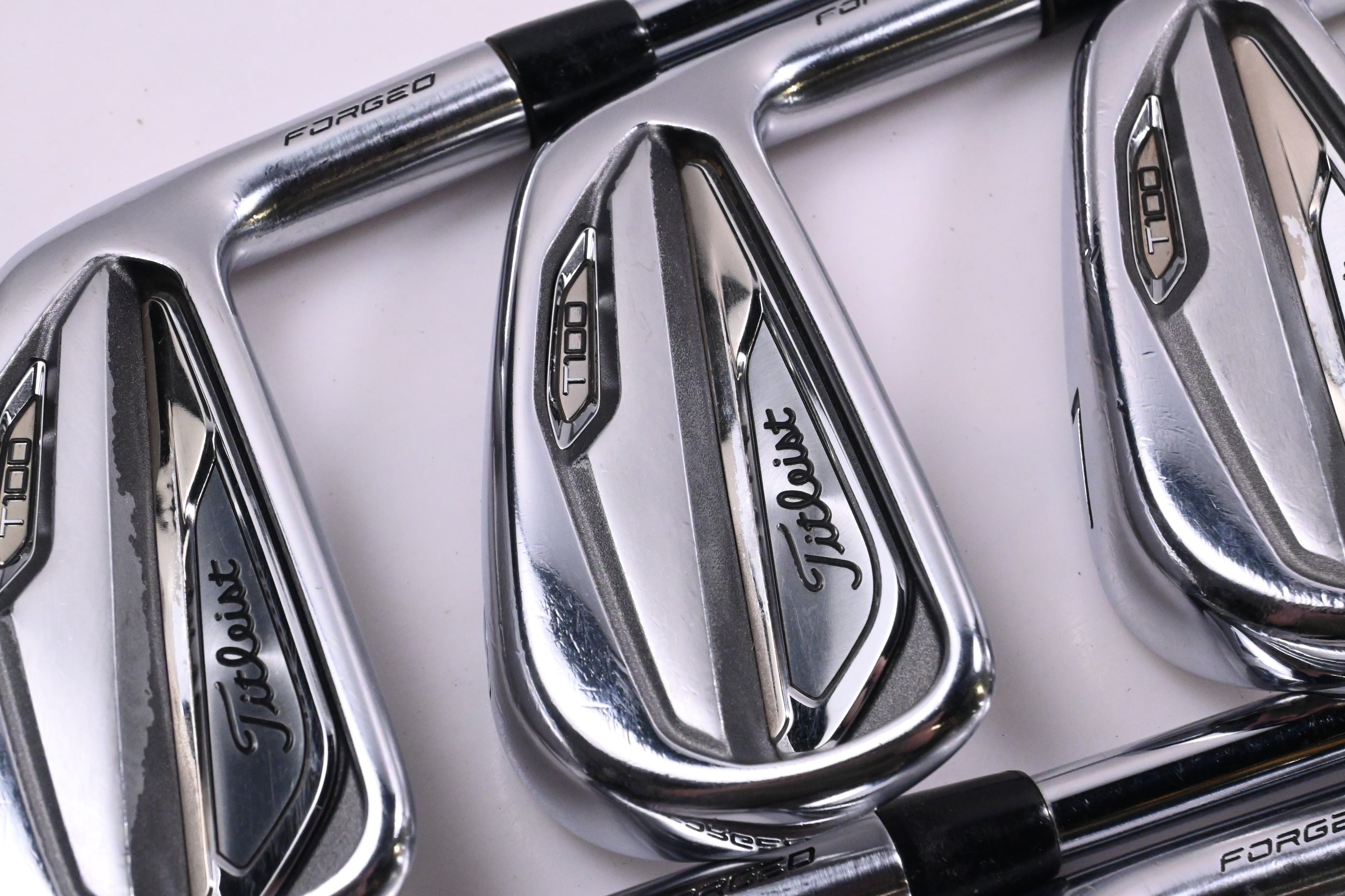 Titleist T100 2019 Irons / 5-PW / Stiff Flex AMT Black S300 Shafts