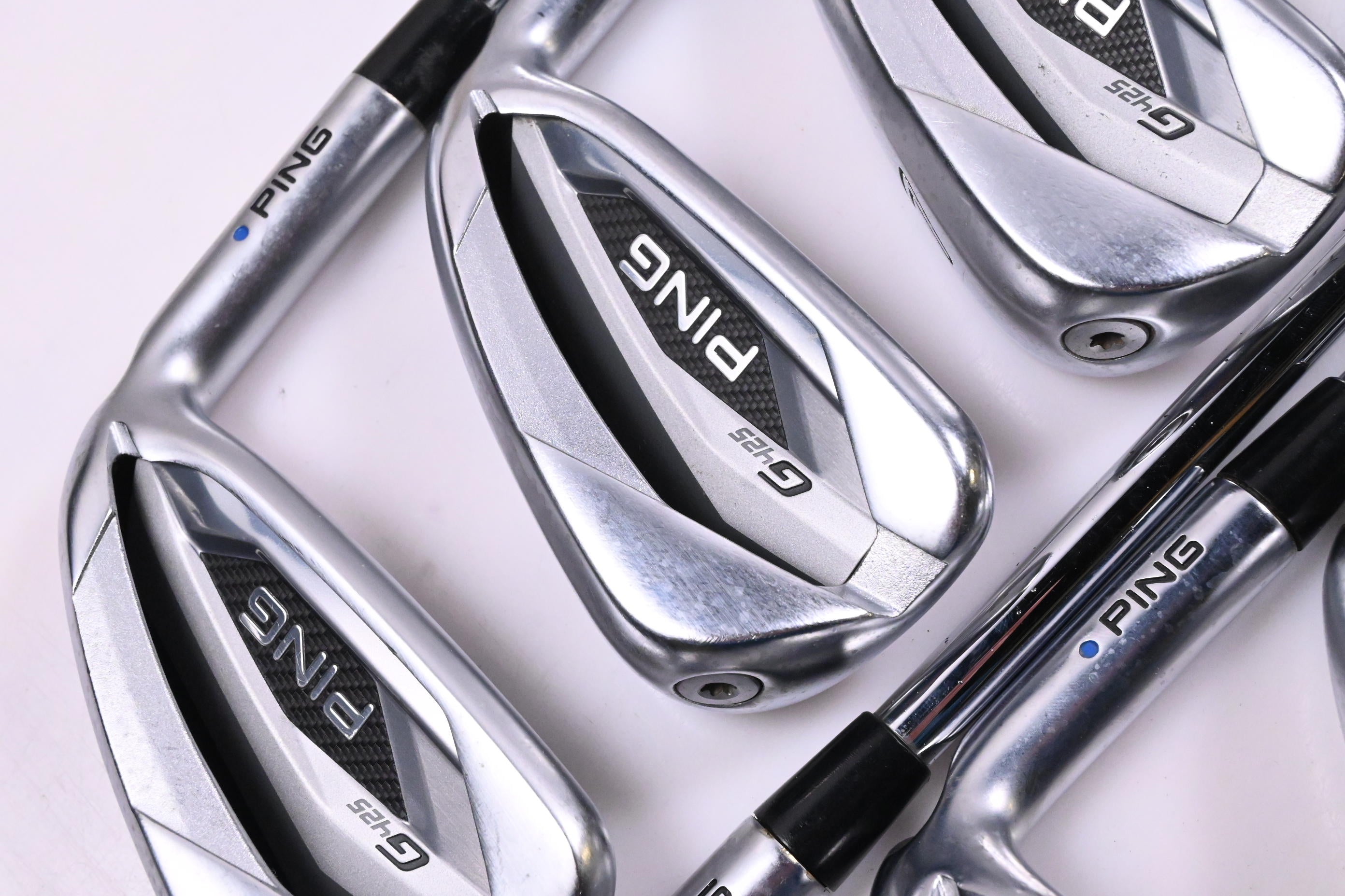 Ping G425 Irons / 5-PW+GW+SW / Blue Dot / Regular Flex Elevate 95 Steel Shafts