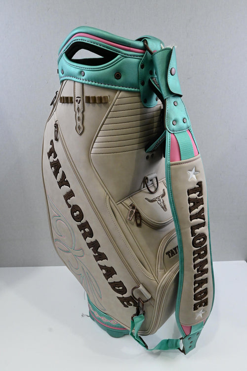Taylormade Stockyard Collection Tour Bag / 6-Way / Beige, Blue