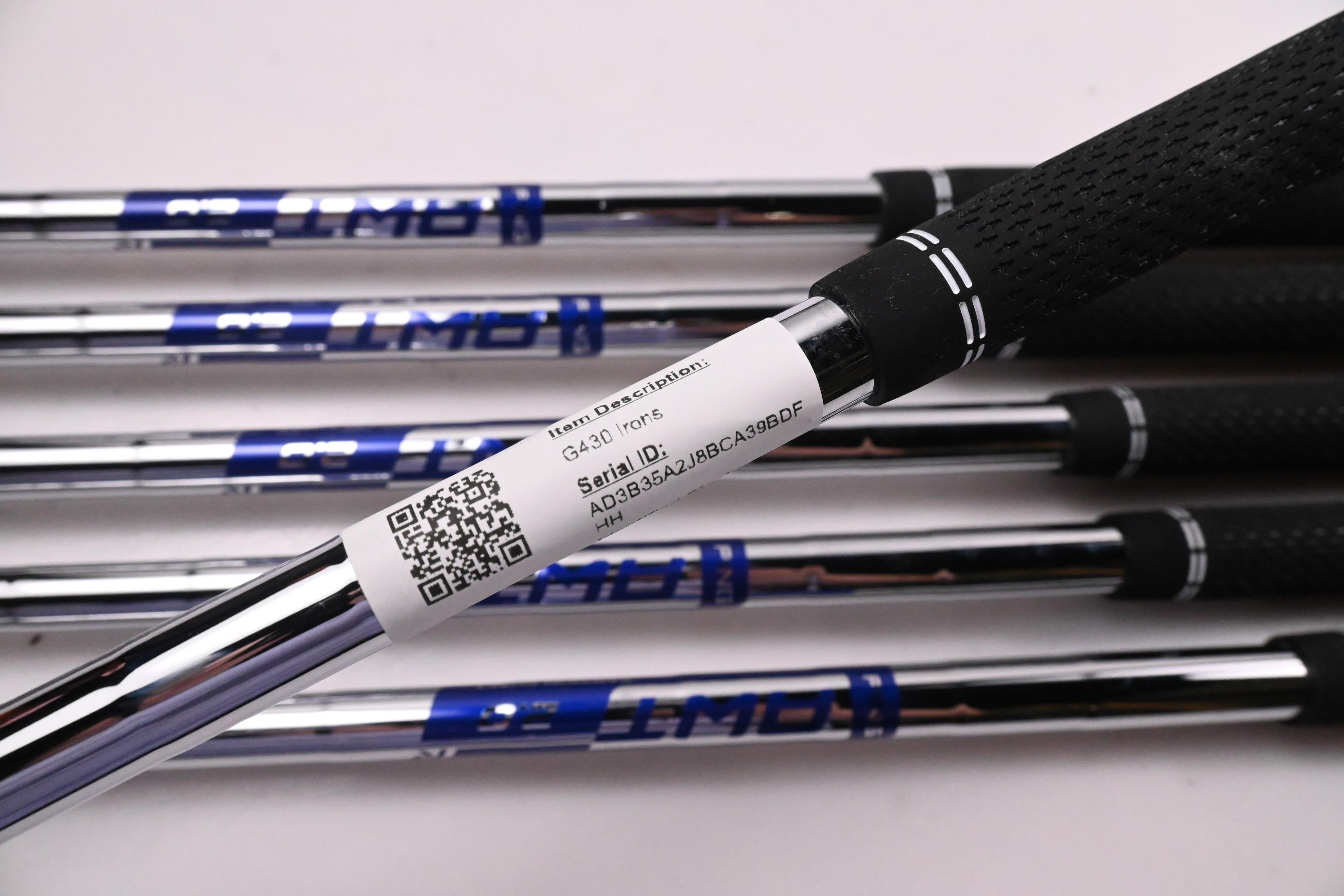 Ping G430 Irons / 5-PW / Black Dot / Regular Flex Ping AWT 2.0 Shafts