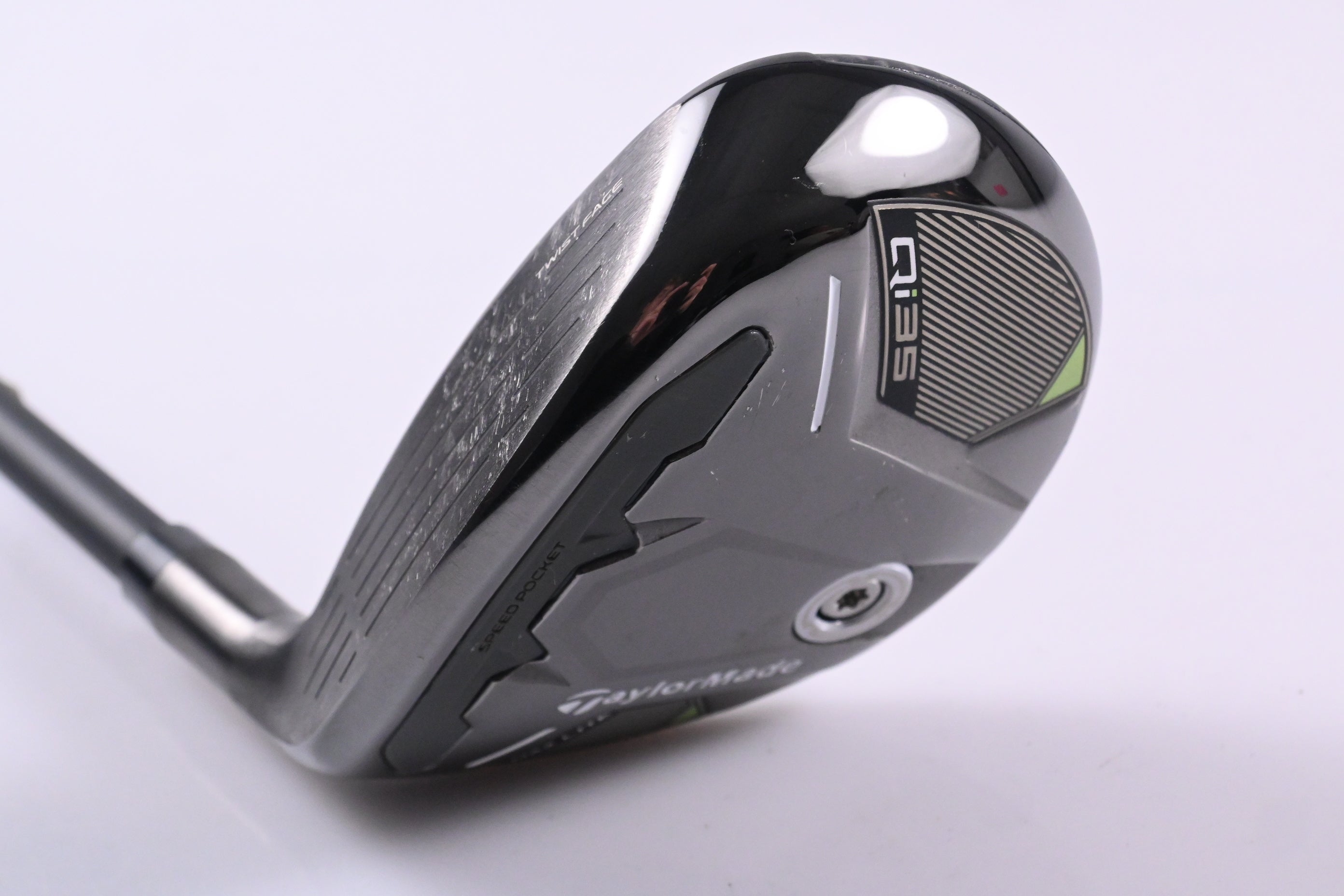 Left Hand Taylormade Qi35 Max Lite #4 Hybrid / 23 Degree / Regular Flex Vanquish 5 Shaft