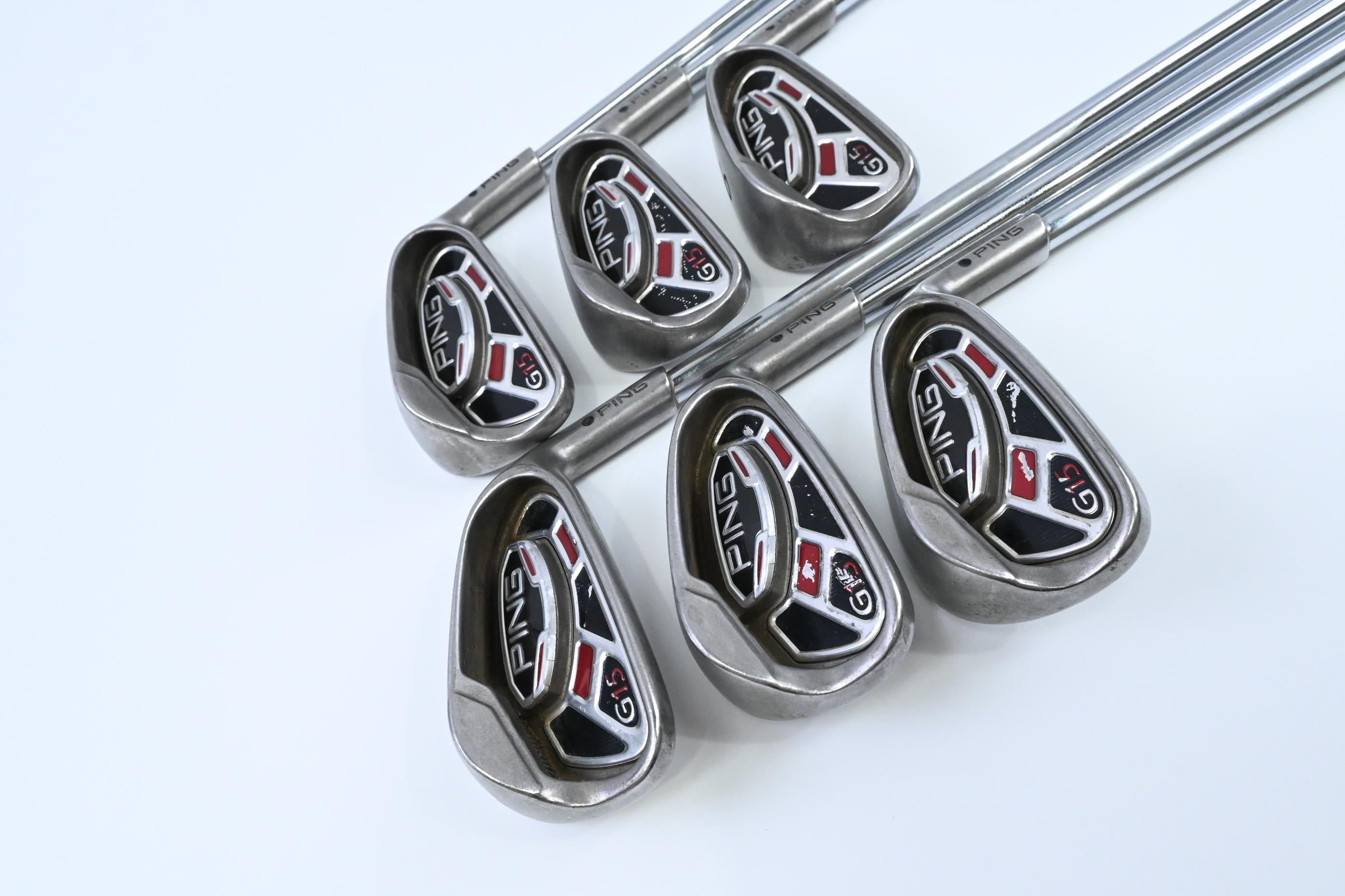 Ping G15 Irons / 4-9 / Black Dot / Regular Flex Ping AWT Shafts