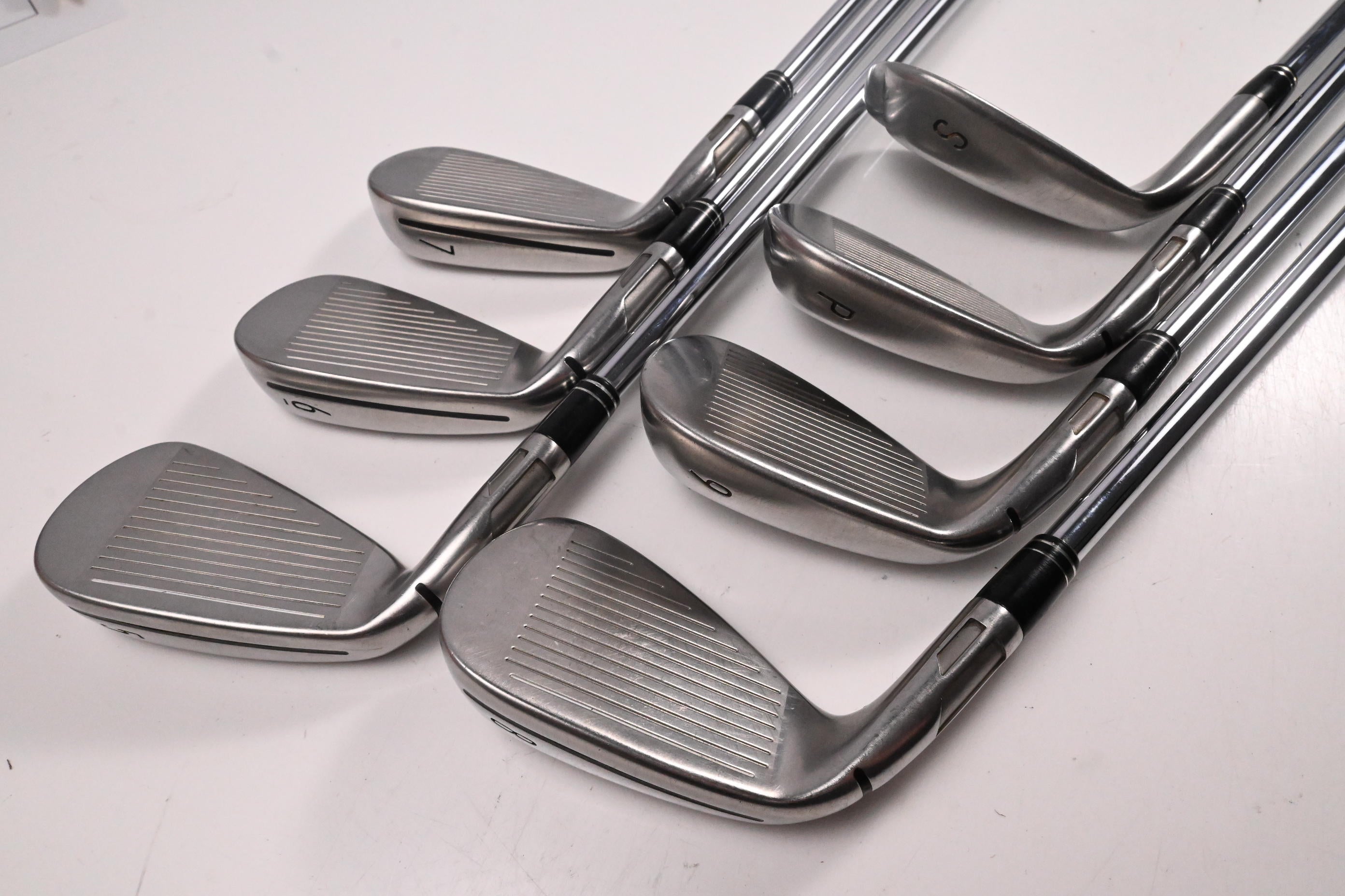 Taylormade SIM2 Max Irons / 5-PW+SW / Stiff Flex FCM Rifle Precision Shafts