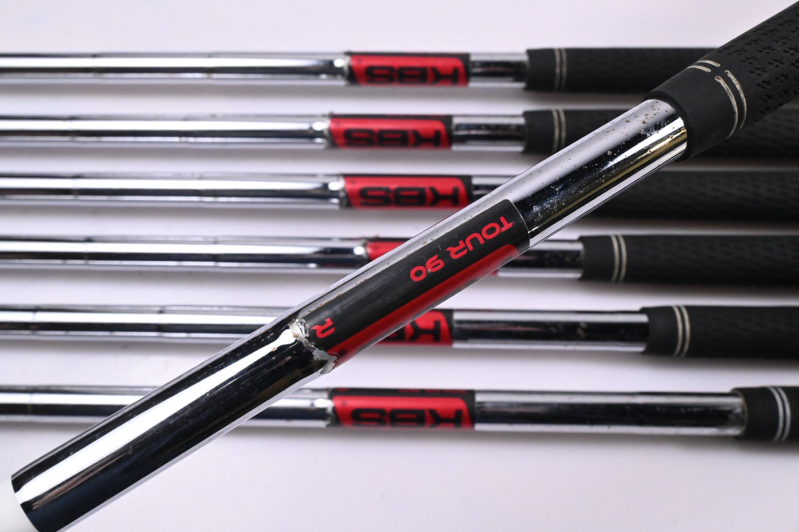 Cobra King Speedzone Irons / 5-PW+GW / Regular Flex KBS Tour 90 Shafts