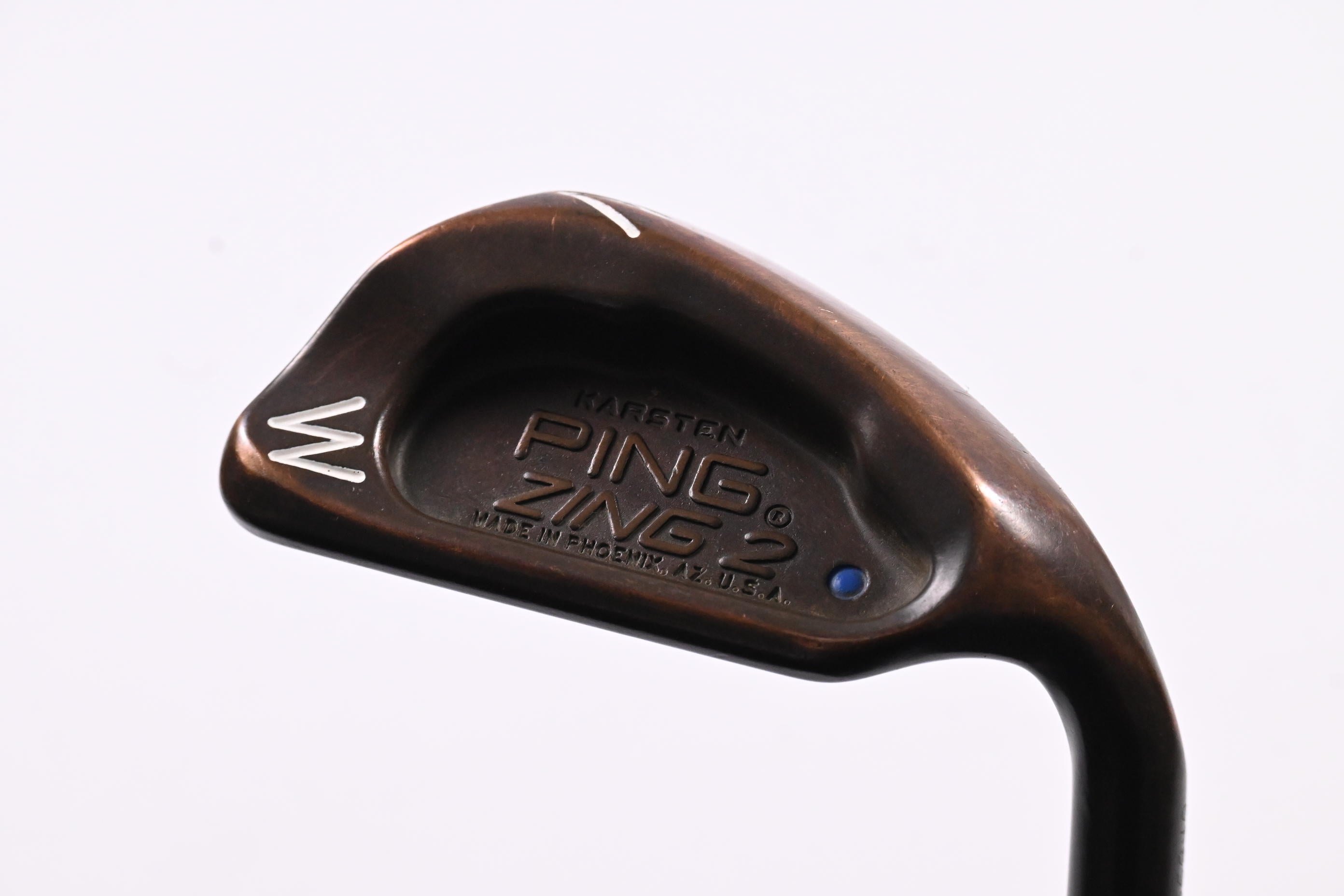 Ping Zing 2 BeCu Pitching Wedge / 47 Degree / Blue Dot / Stiff Flex Ping Cushin