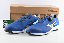 Load image into Gallery viewer, Mizuno Nexlite 008 Boa Spikeless Golf Shoes / Size UK 8.5 / Navy
