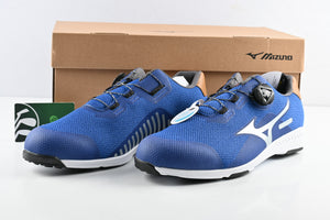 Mizuno Nexlite 008 Boa Spikeless Golf Shoes / Size UK 8.5 / Navy