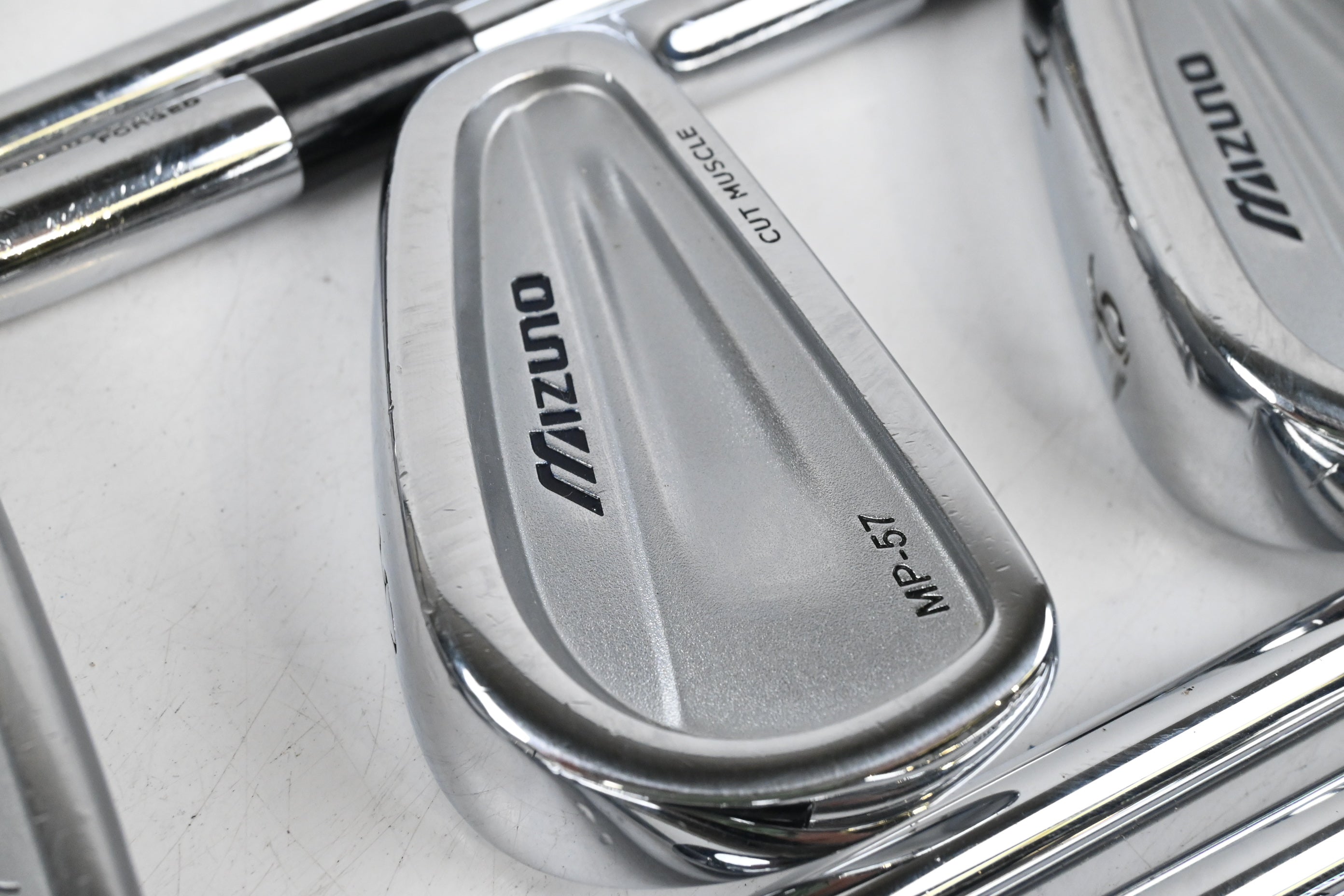 Mizuno MP-57 Irons / 3-PW / Regular Flex Dynamic Gold R300 Shafts