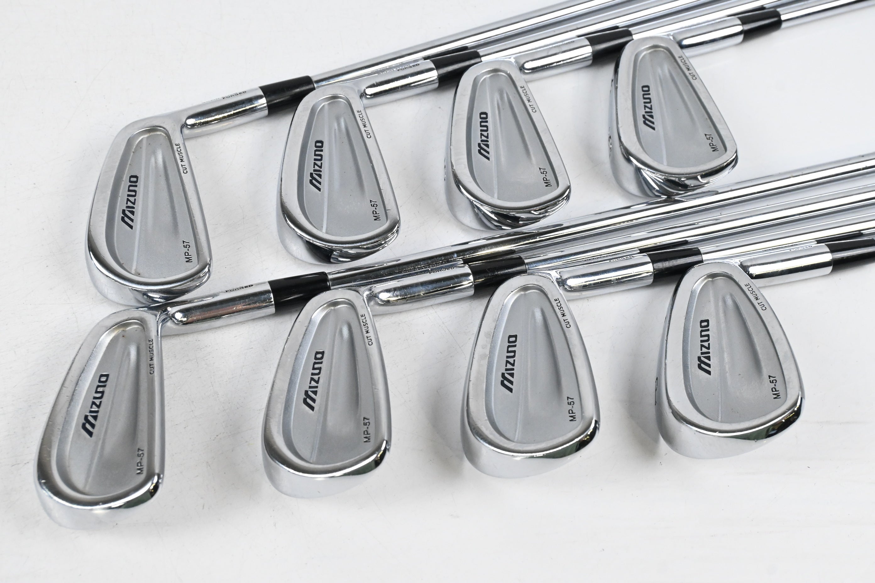 Mizuno MP-57 Irons / 3-PW / Regular Flex Dynamic Gold R300 Shafts