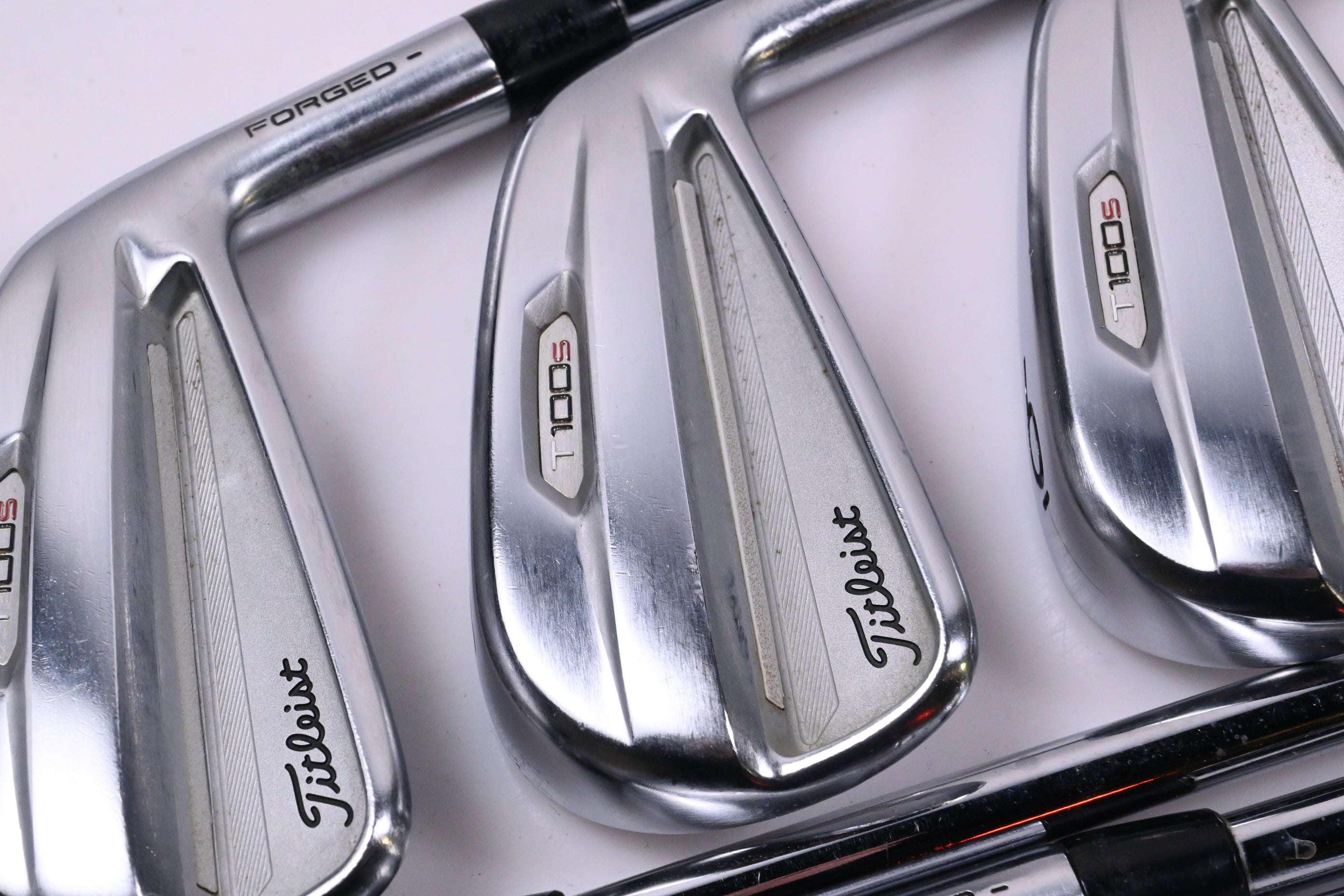 Titleist T100.S 2021 Irons / 4-PW / Stiff Flex AMT Black S300 Shafts